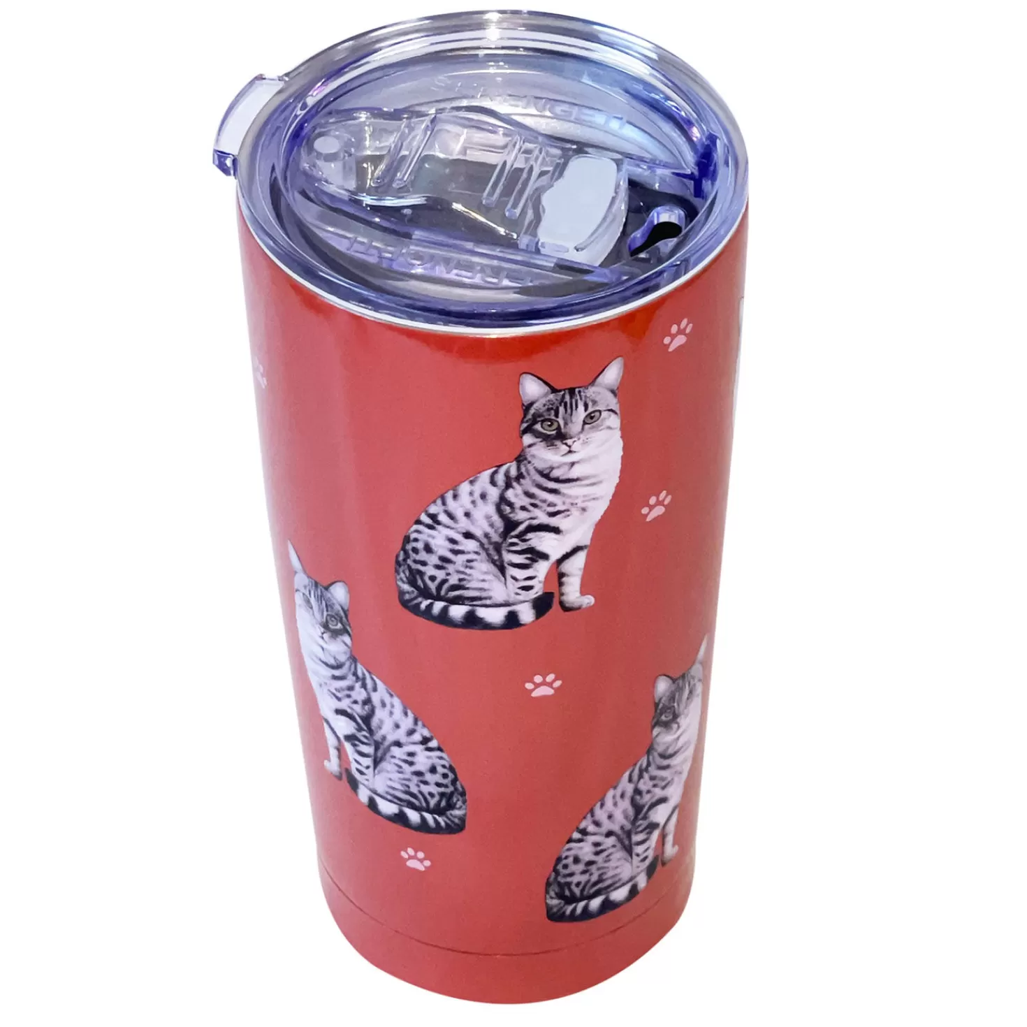 Shop E&S Pets Silver Tabby Cat Stainless Steel Tumbler, 20 Oz. Congratulations