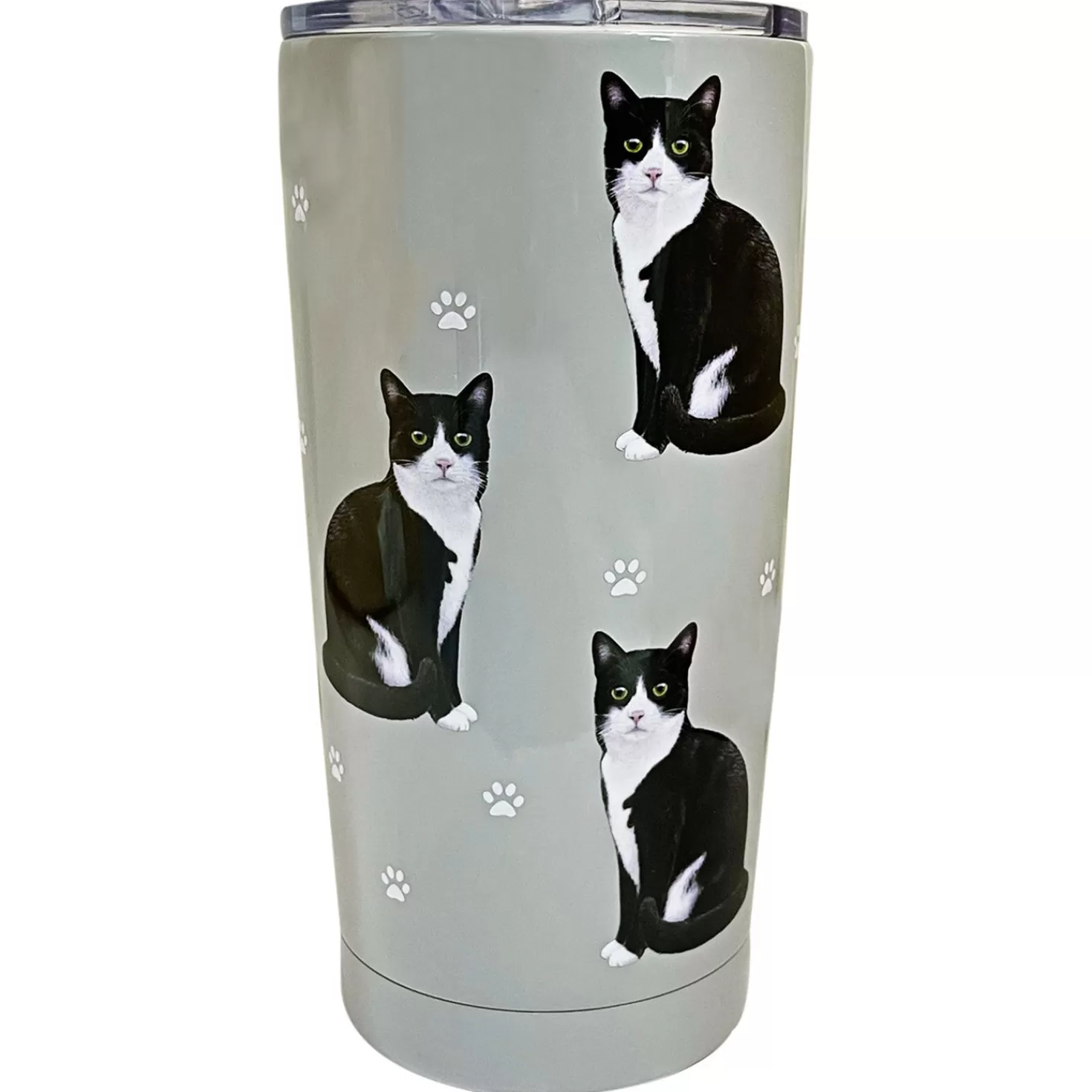 Fashion E&S Pets Tuxedo Cat Stainless Steel Tumbler, 20 Oz. Congratulations