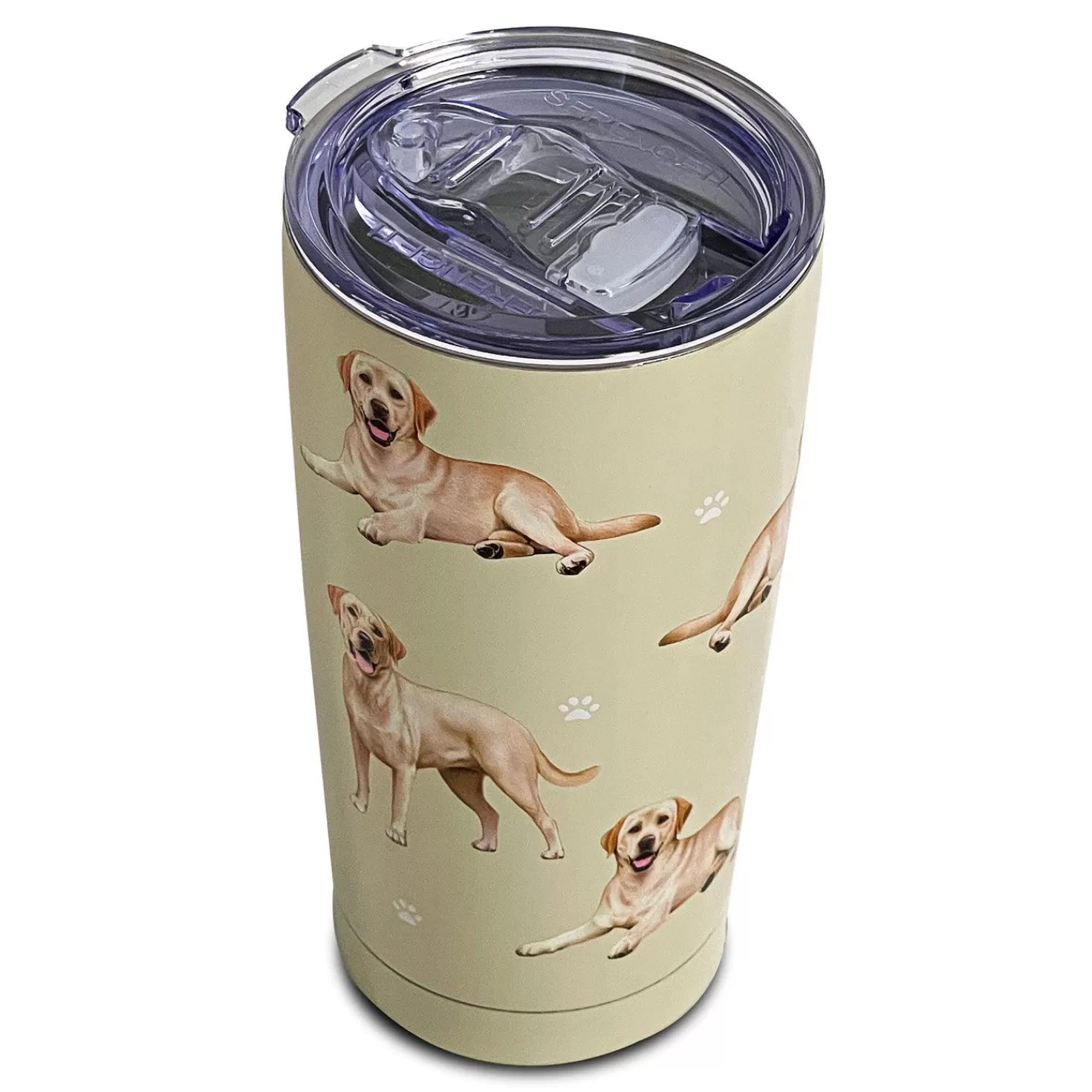 Store E&S Pets Yellow Labrador Stainless Steel Tumbler, 20 Oz. Congratulations