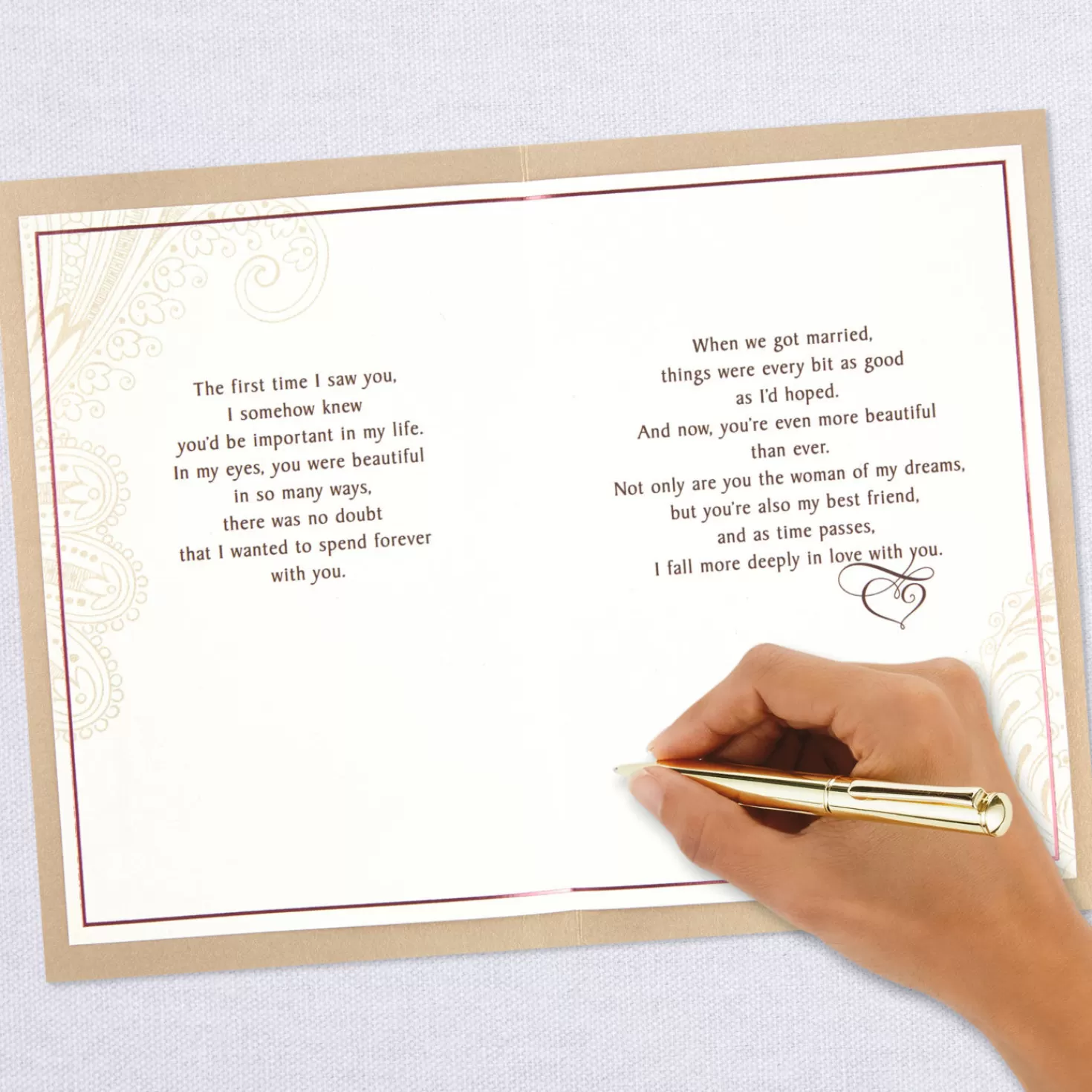 Anniversary>Hallmark Even More Deeply In Love Anniversary Card For Wife