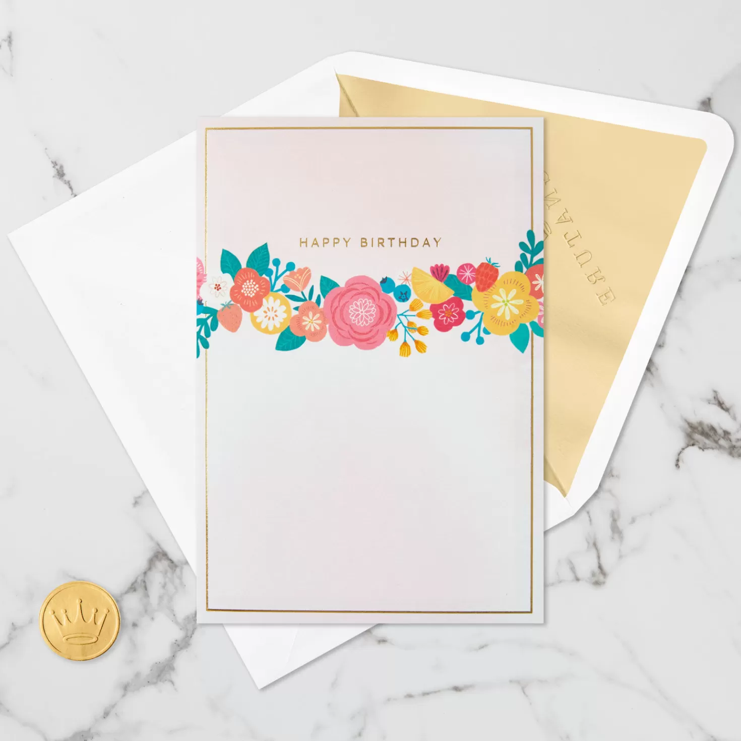 Birthday>Hallmark Every Good Thing Floral Cake 3D Pop-Up Birthday Card