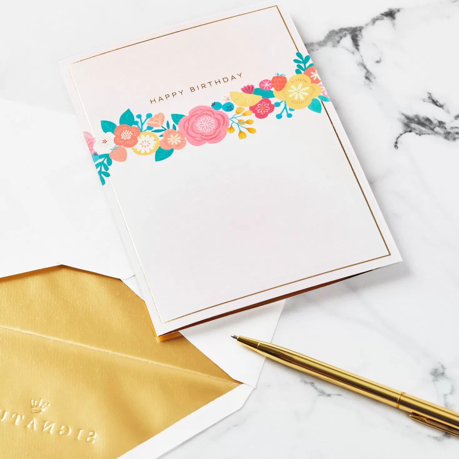 Birthday>Hallmark Every Good Thing Floral Cake 3D Pop-Up Birthday Card