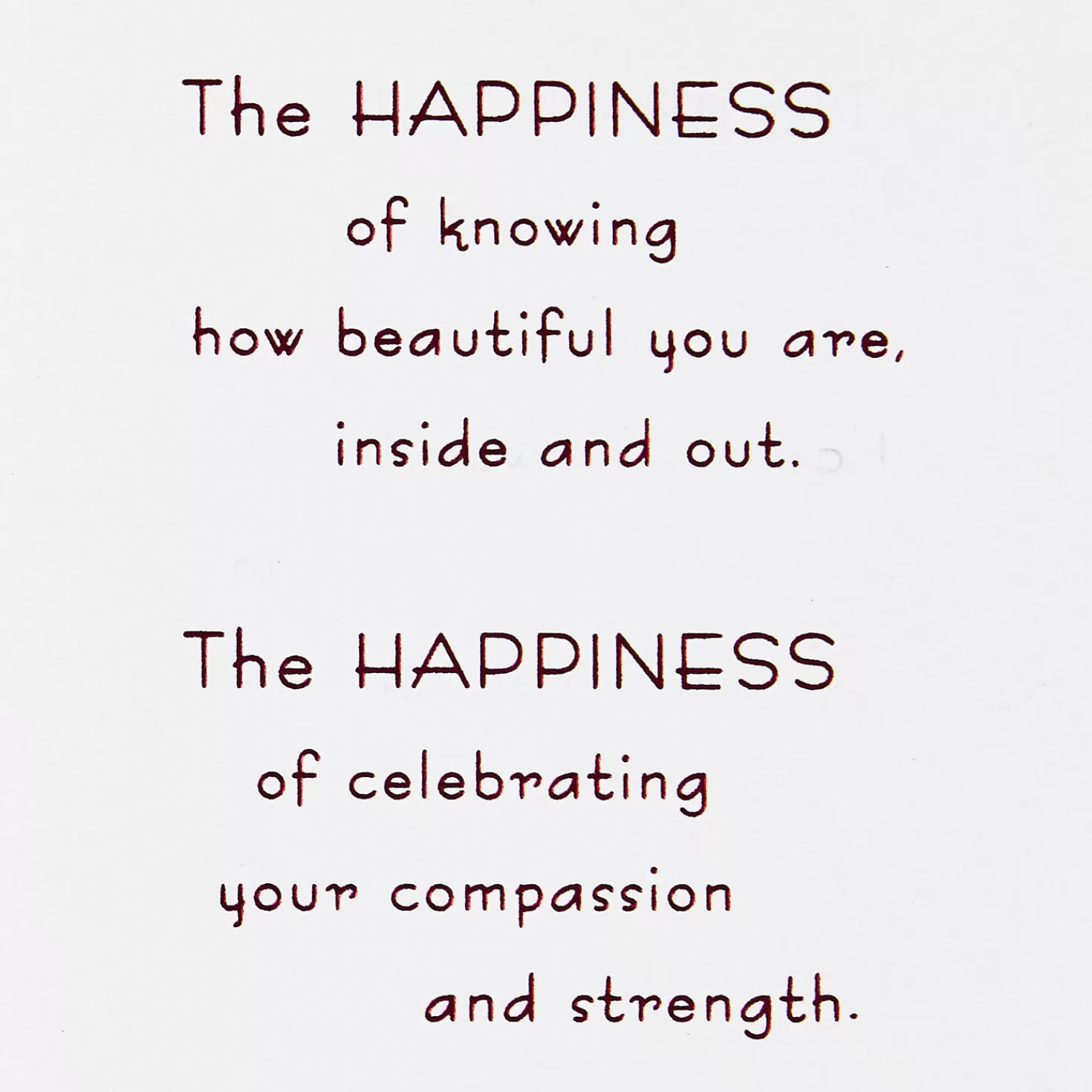 Birthday>Hallmark Every Kind Of Happiness Pink Flowers Birthday Card