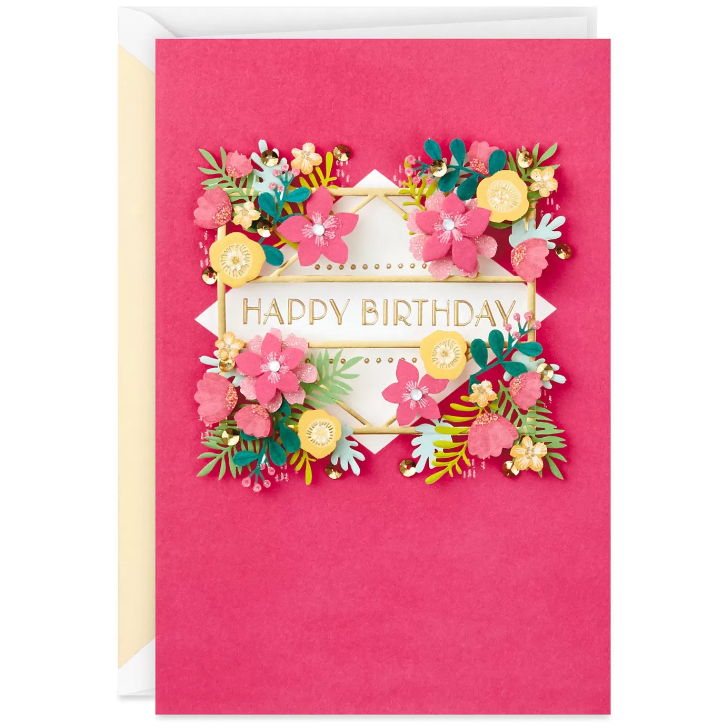 Birthday>Hallmark Every Shade Of Happy Handcrafted Birthday Card