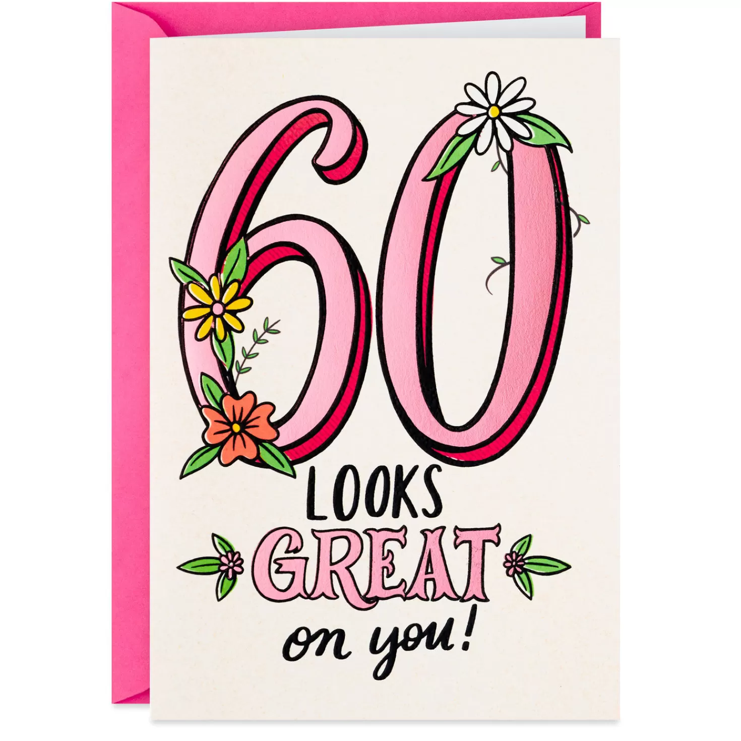 Birthday>Hallmark Everything Looks Good On You, Bitch Funny 60Th Birthday Card
