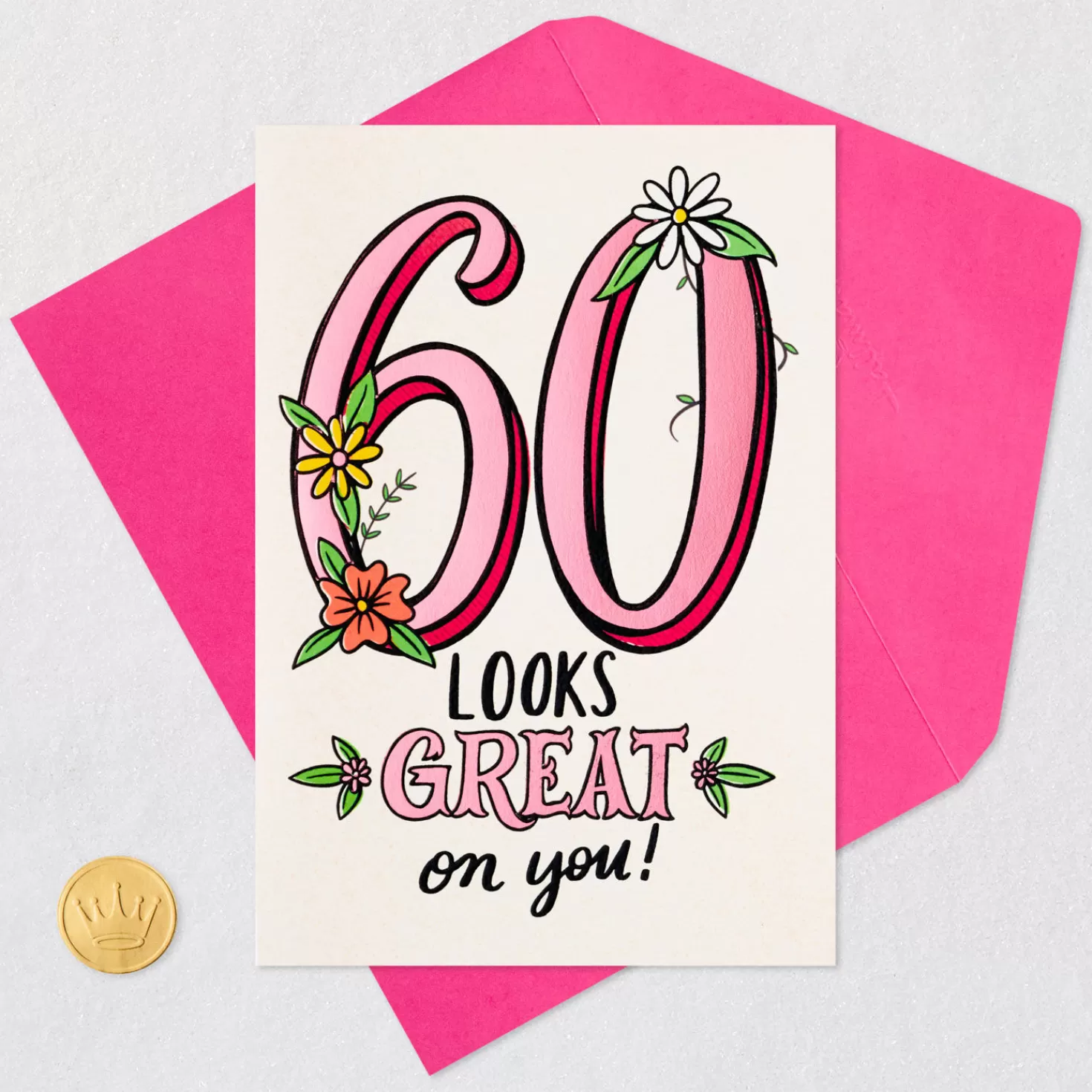 Birthday>Hallmark Everything Looks Good On You, Bitch Funny 60Th Birthday Card