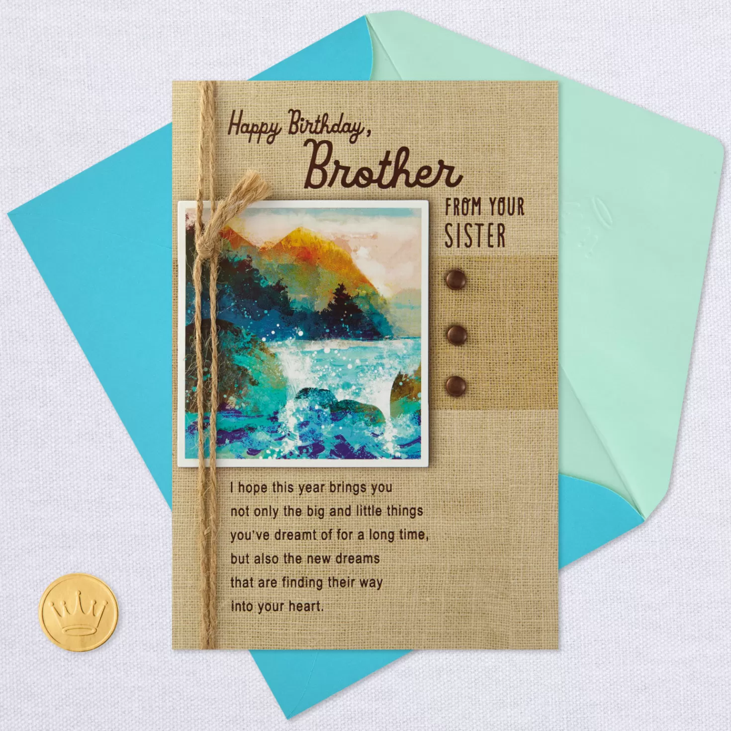 Birthday>Hallmark Everything You Wish Birthday Card For Brother From Sister