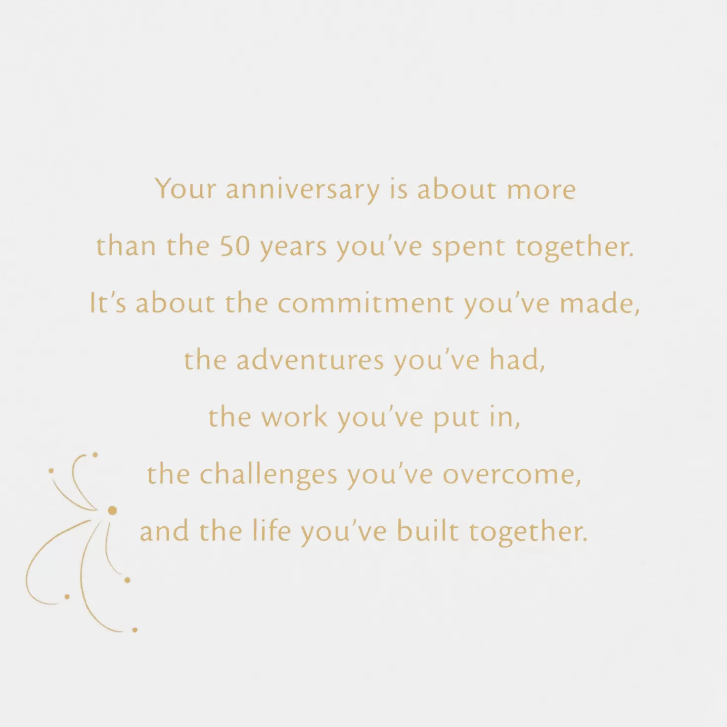 Anniversary>Hallmark Everything You'Ve Shared 50Th Anniversary Card For Couple