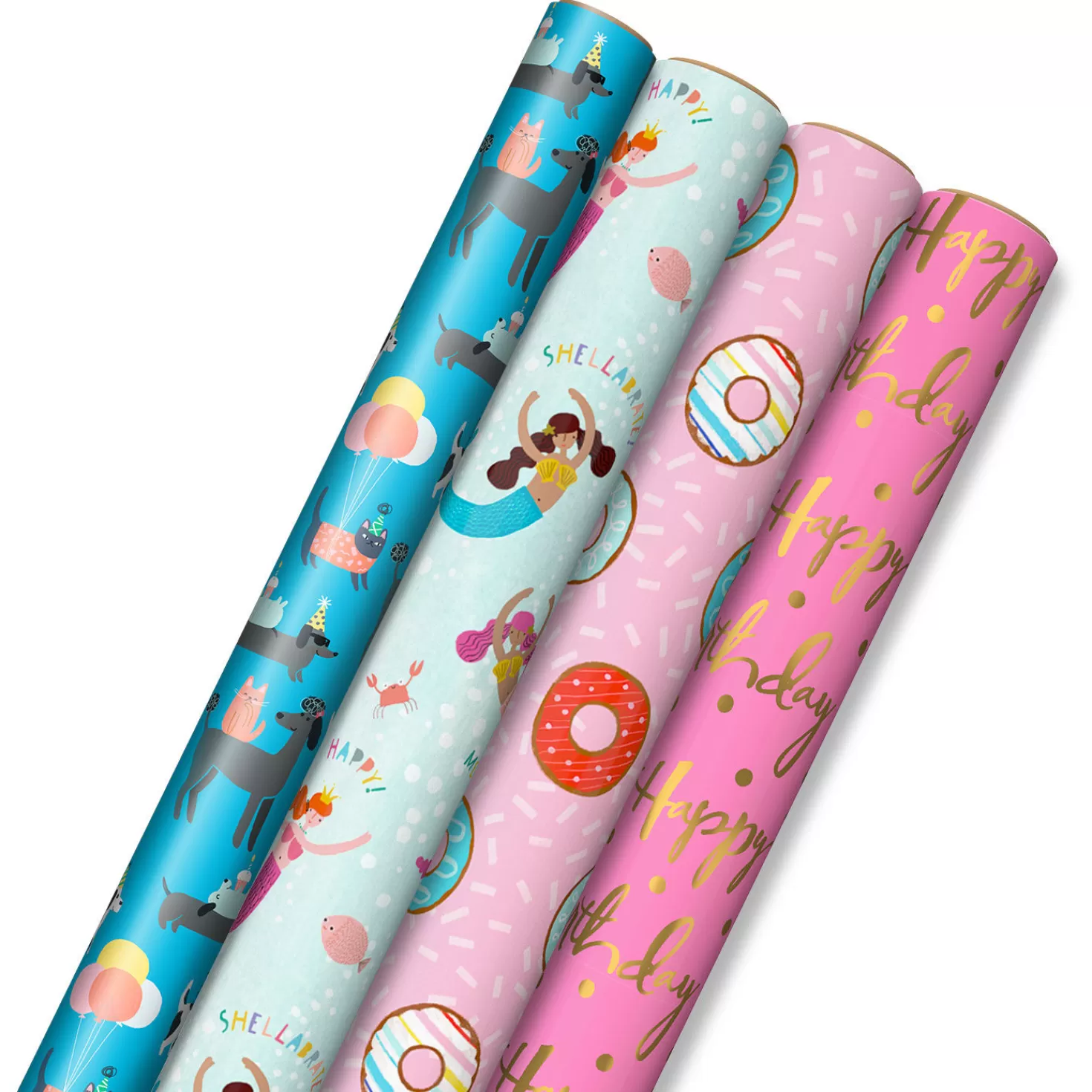 Birthday>Hallmark Fabulous Fun Wrapping Paper Collection