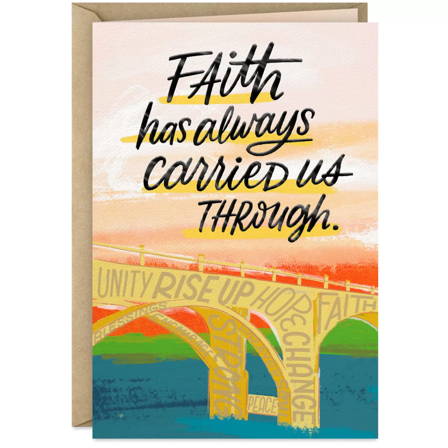 Online Faith Has Always Carried Us Through Encouragement Card Encouragement