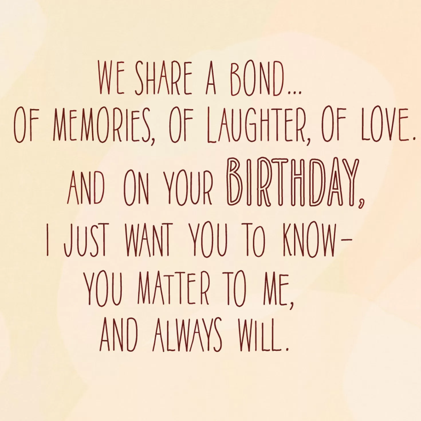 Birthday>Hallmark Family Matters Birthday Card