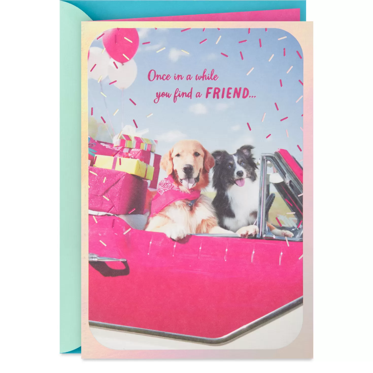 Birthday>Hallmark Fancy Pups Forever Friends Birthday Card