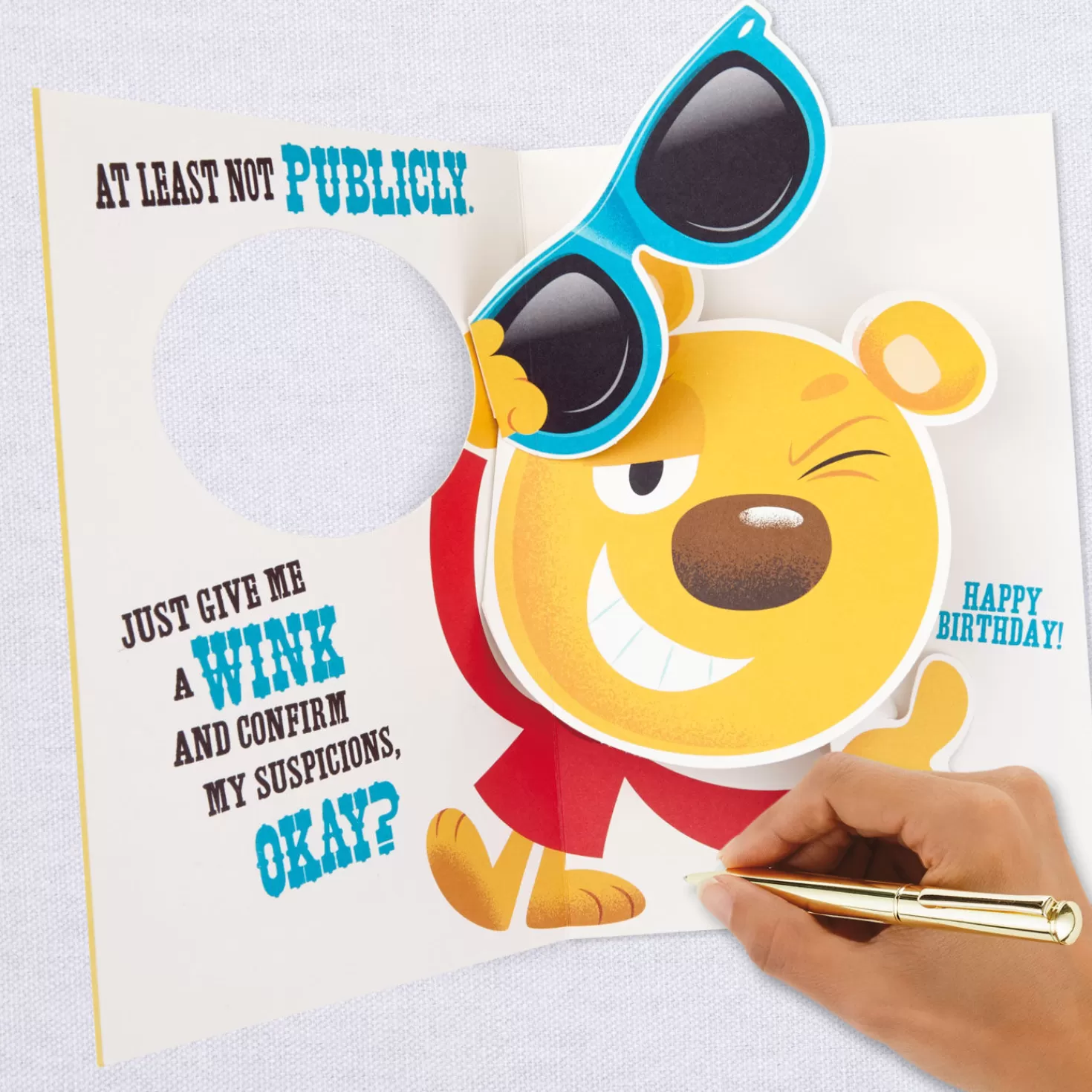 Birthday>Hallmark Favorite Grandchild Funny Pop-Up Birthday Card For Grandpa
