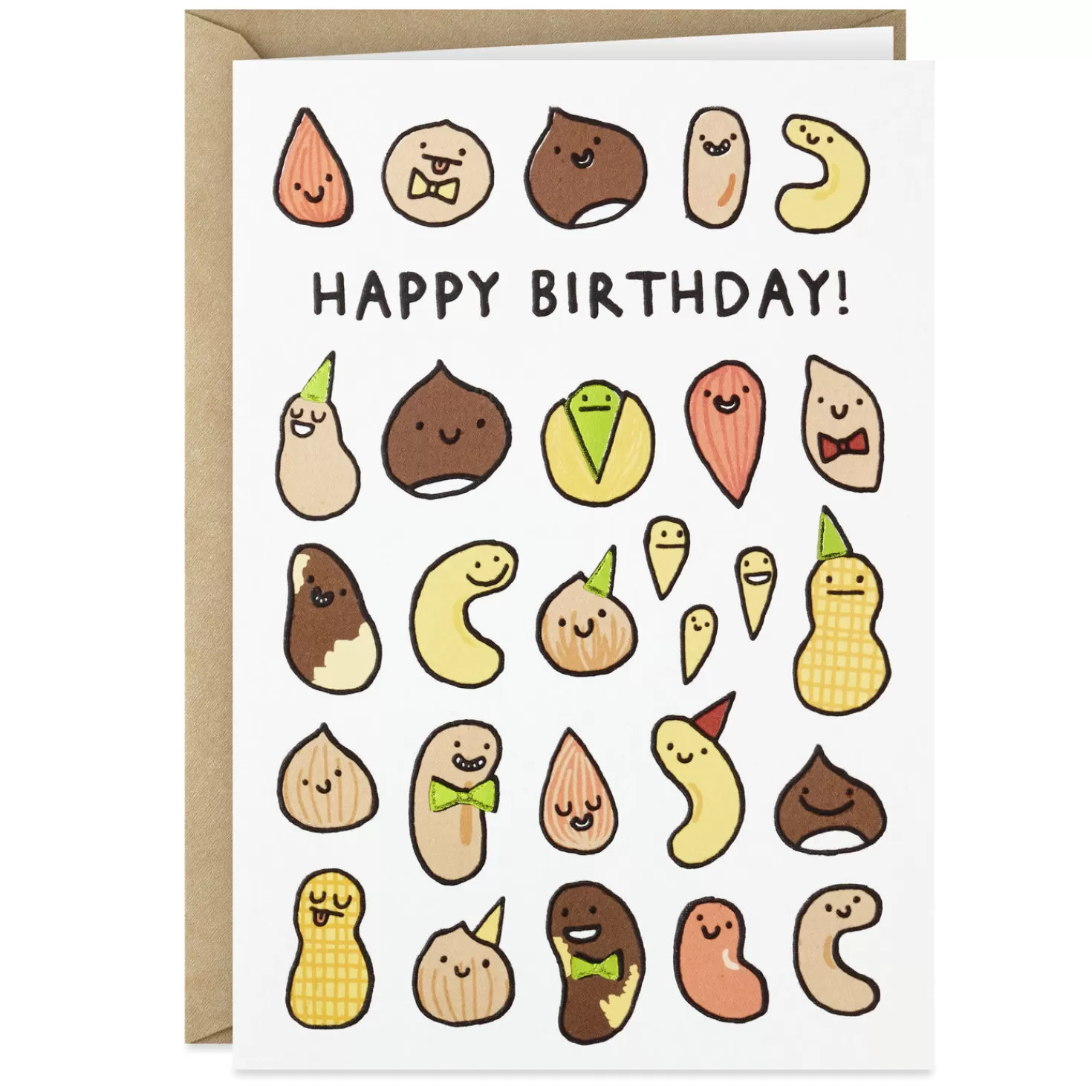 Birthday>Hallmark Favorite Nuts Happy Birthday Card From All