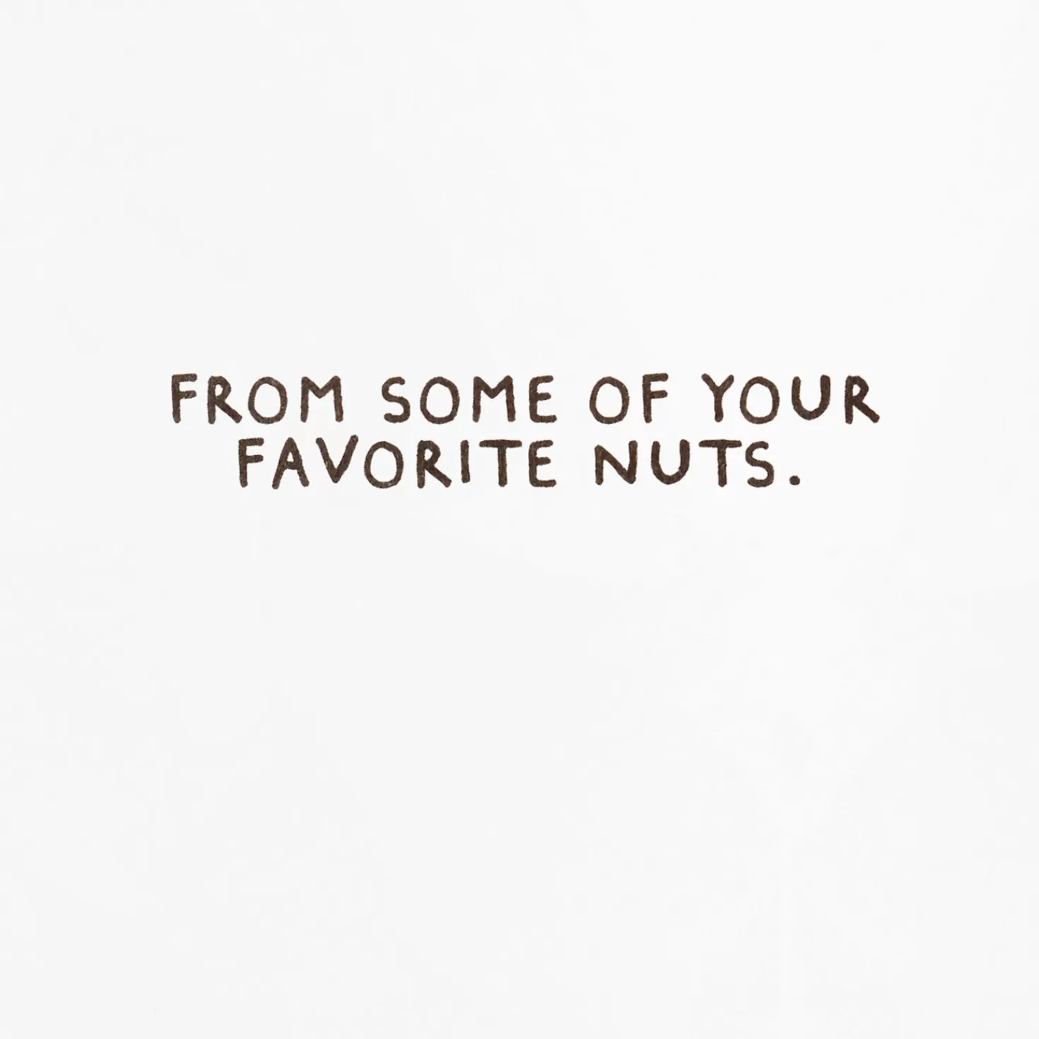 Birthday>Hallmark Favorite Nuts Happy Birthday Card From All