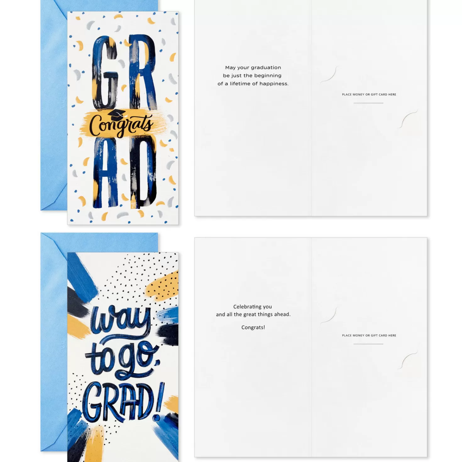 Best Festive Grad Wishes Graduation Cards Assortment, Pack Of 36 Graduation