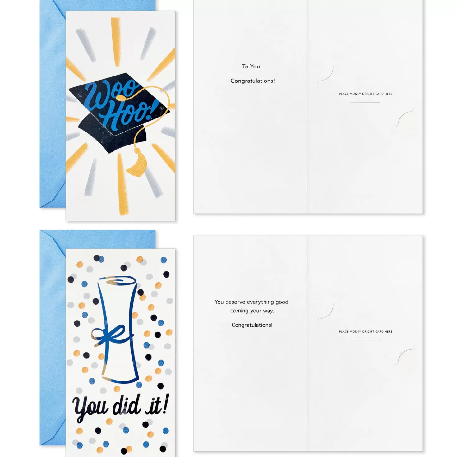 Best Festive Grad Wishes Graduation Cards Assortment, Pack Of 36 Graduation