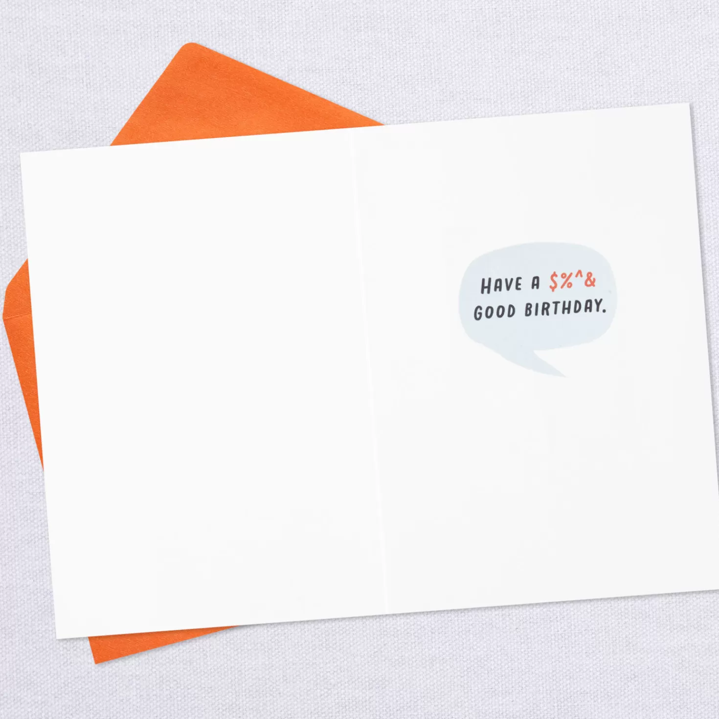 Birthday>Hallmark Few Words, Much Cussing Funny Birthday Card For Him