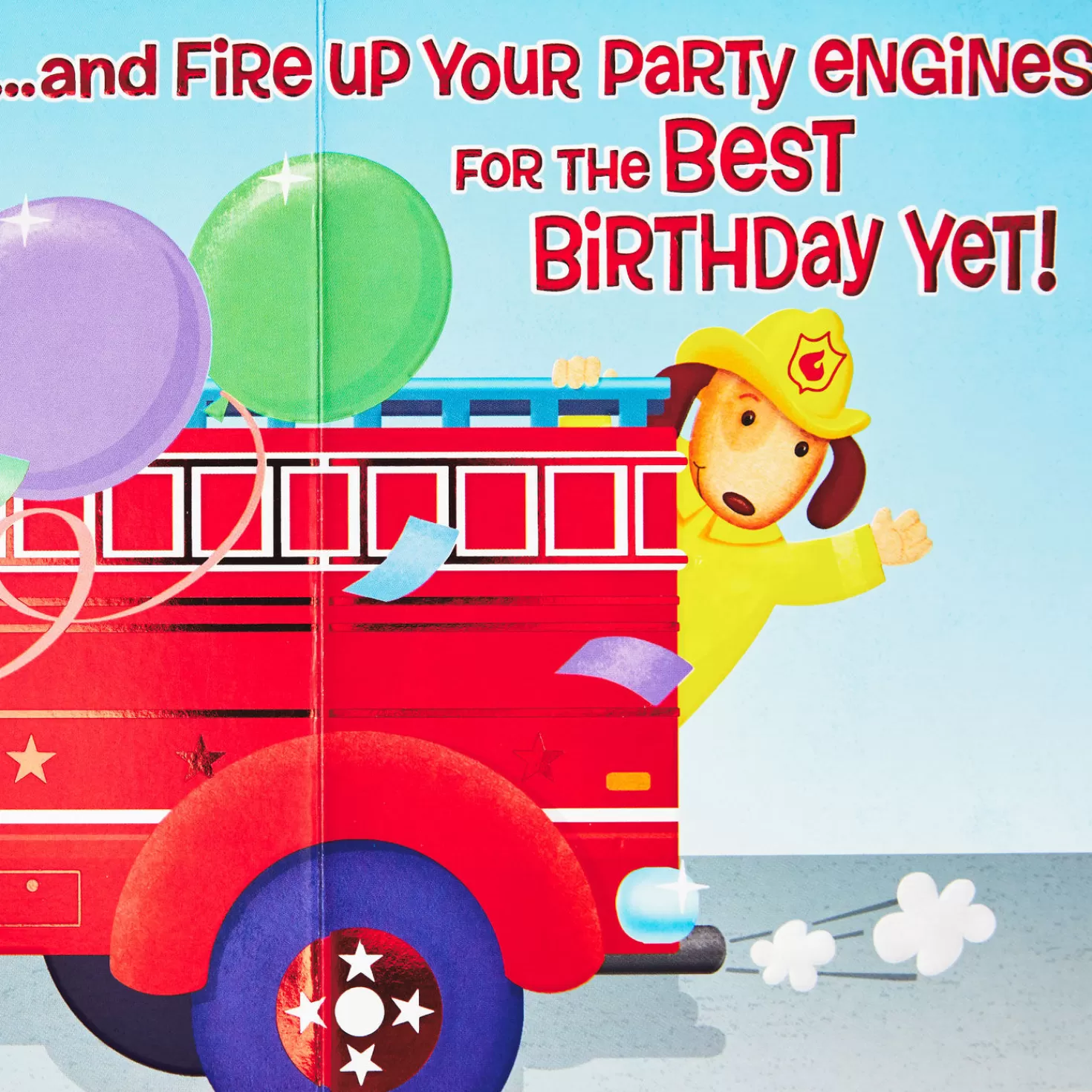 Birthday>Hallmark Fire Up Your Engines Birthday Card