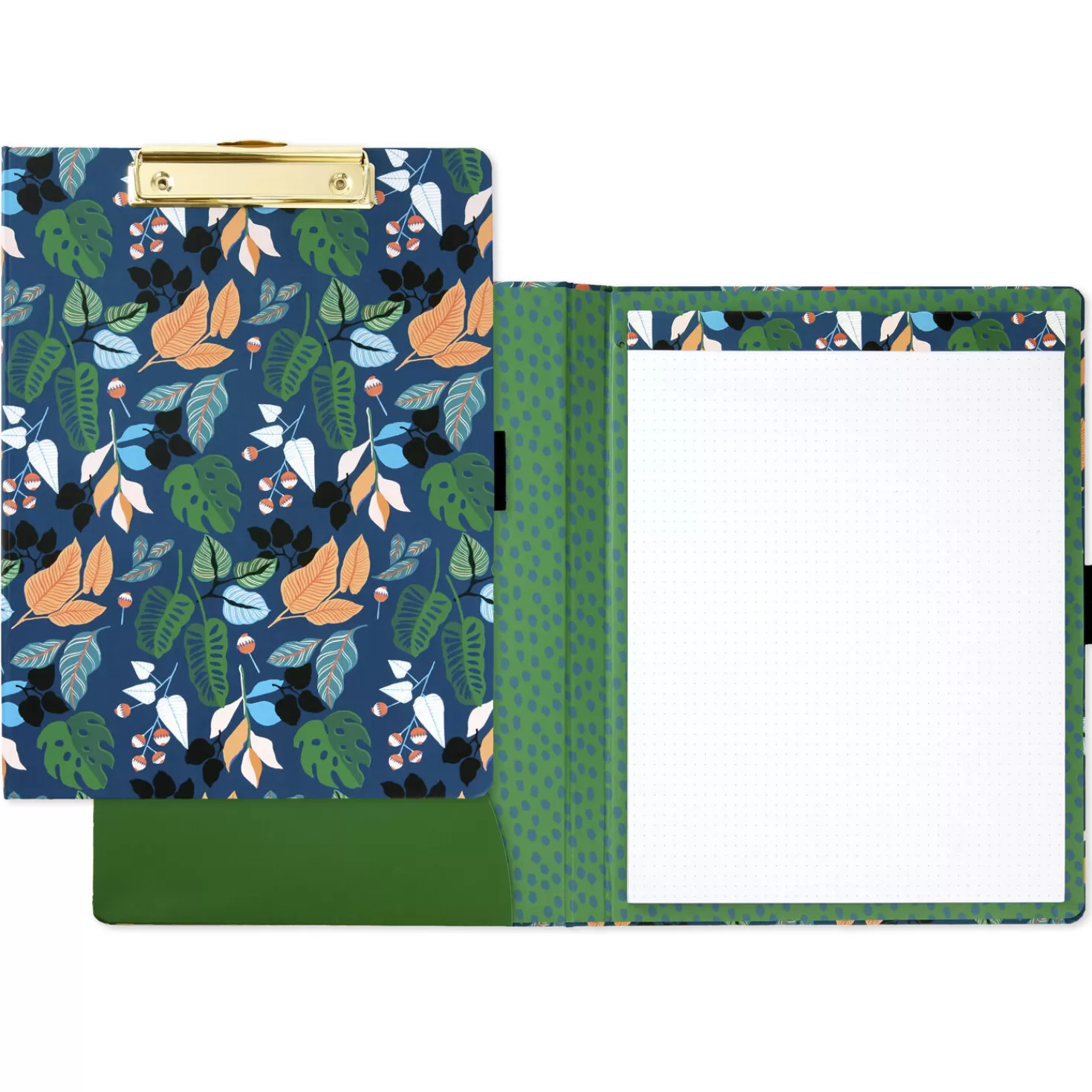 New Floral Clipboard Folio And Memo Pad Set Back To School