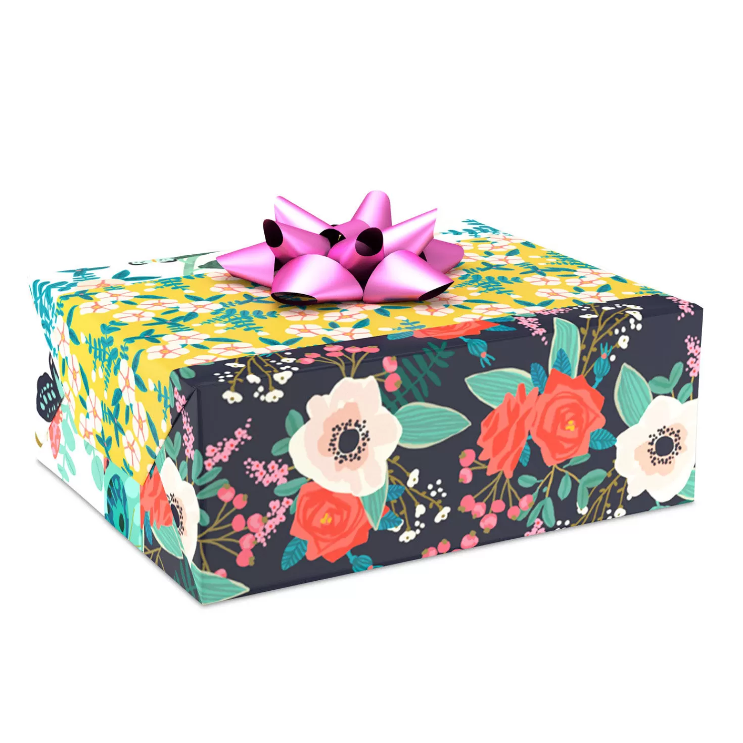 Fashion Floral Patchwork Wrapping Paper, 27 Sq. Ft. Wedding