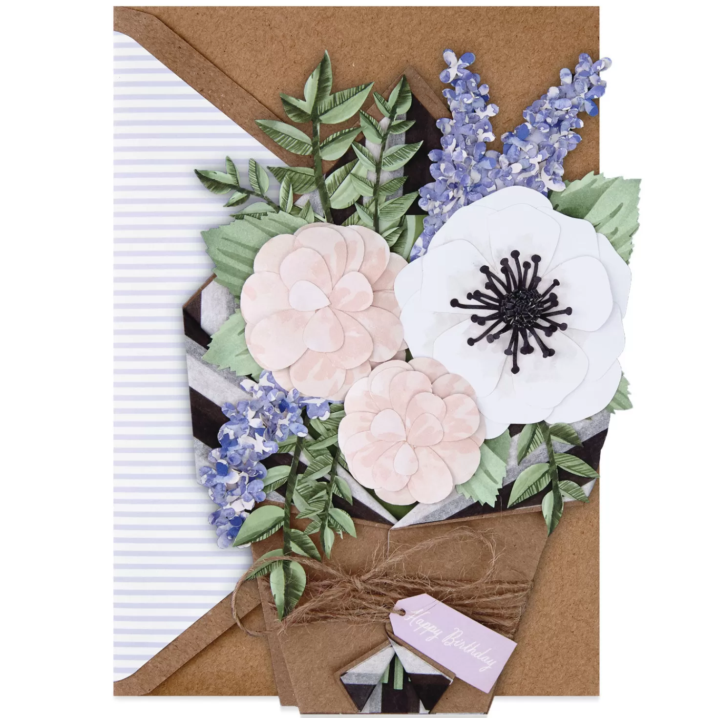 Birthday>Hallmark Flower Bouquet Beautiful Day Birthday Card
