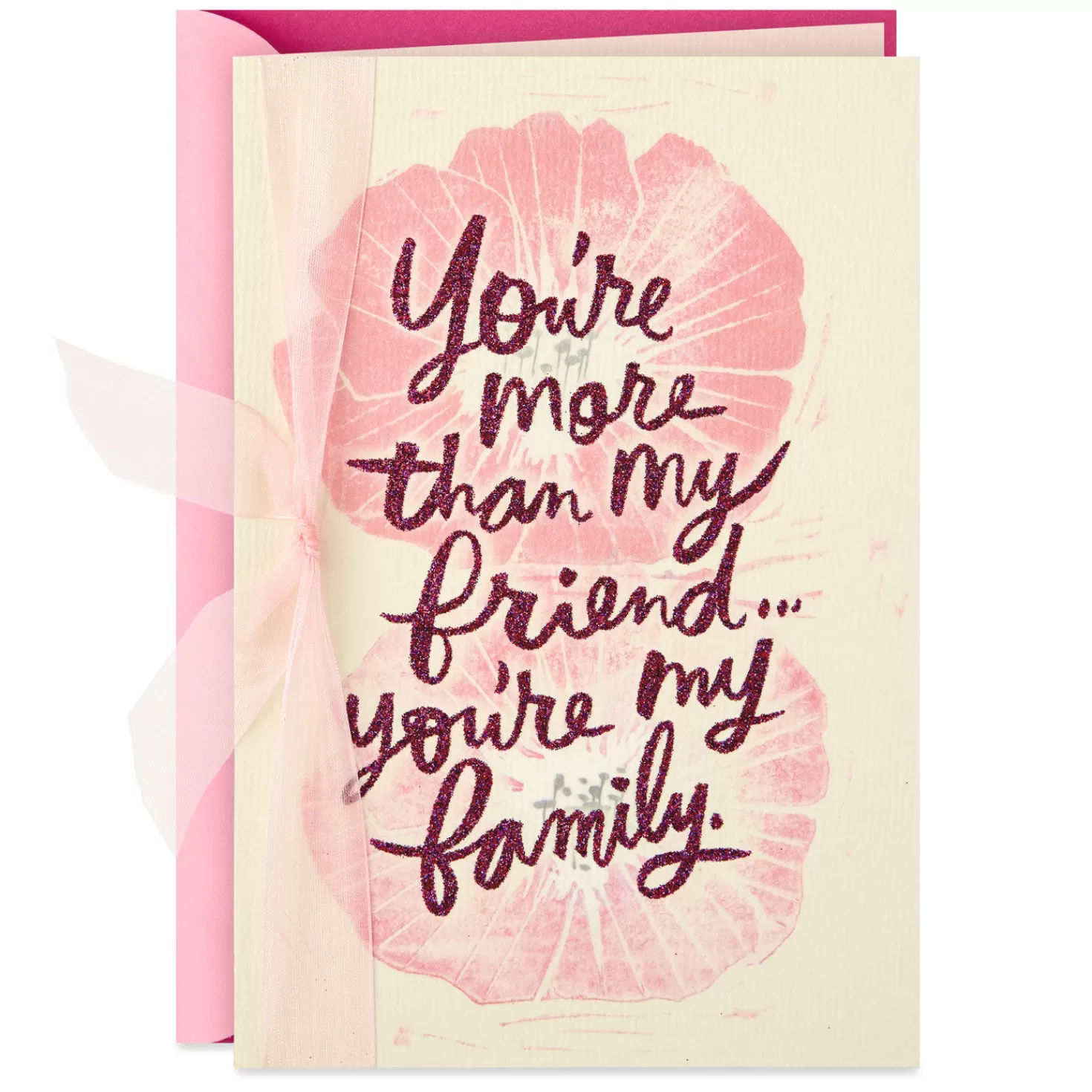 Birthday>Hallmark For A Friend Who's Like Family Birthday Card
