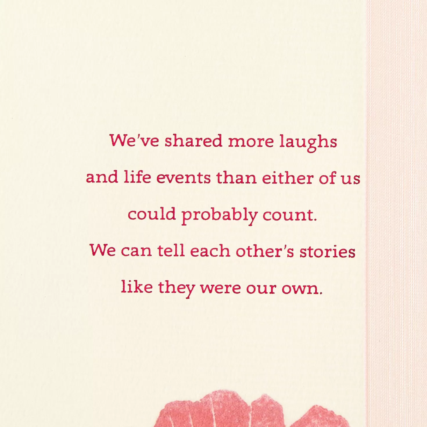 Birthday>Hallmark For A Friend Who's Like Family Birthday Card