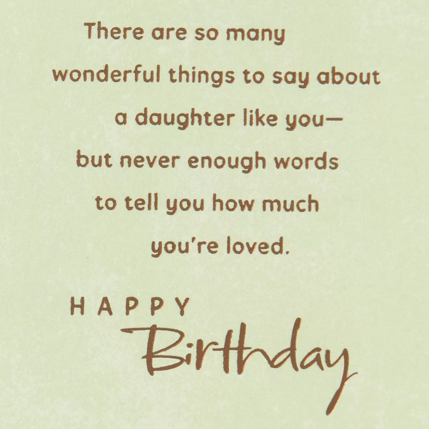 Birthday>Hallmark For A Wonderful Daughter Birthday Card From Both