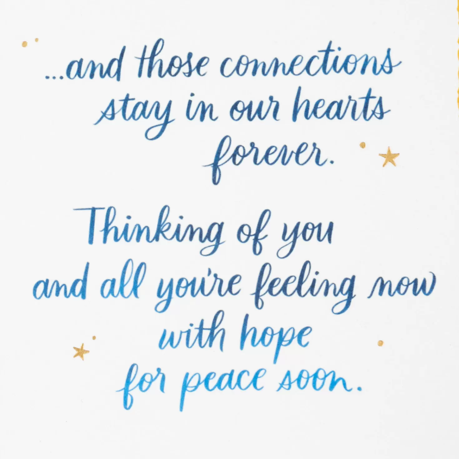 Cheap Forever Connected Sympathy Card Sympathy