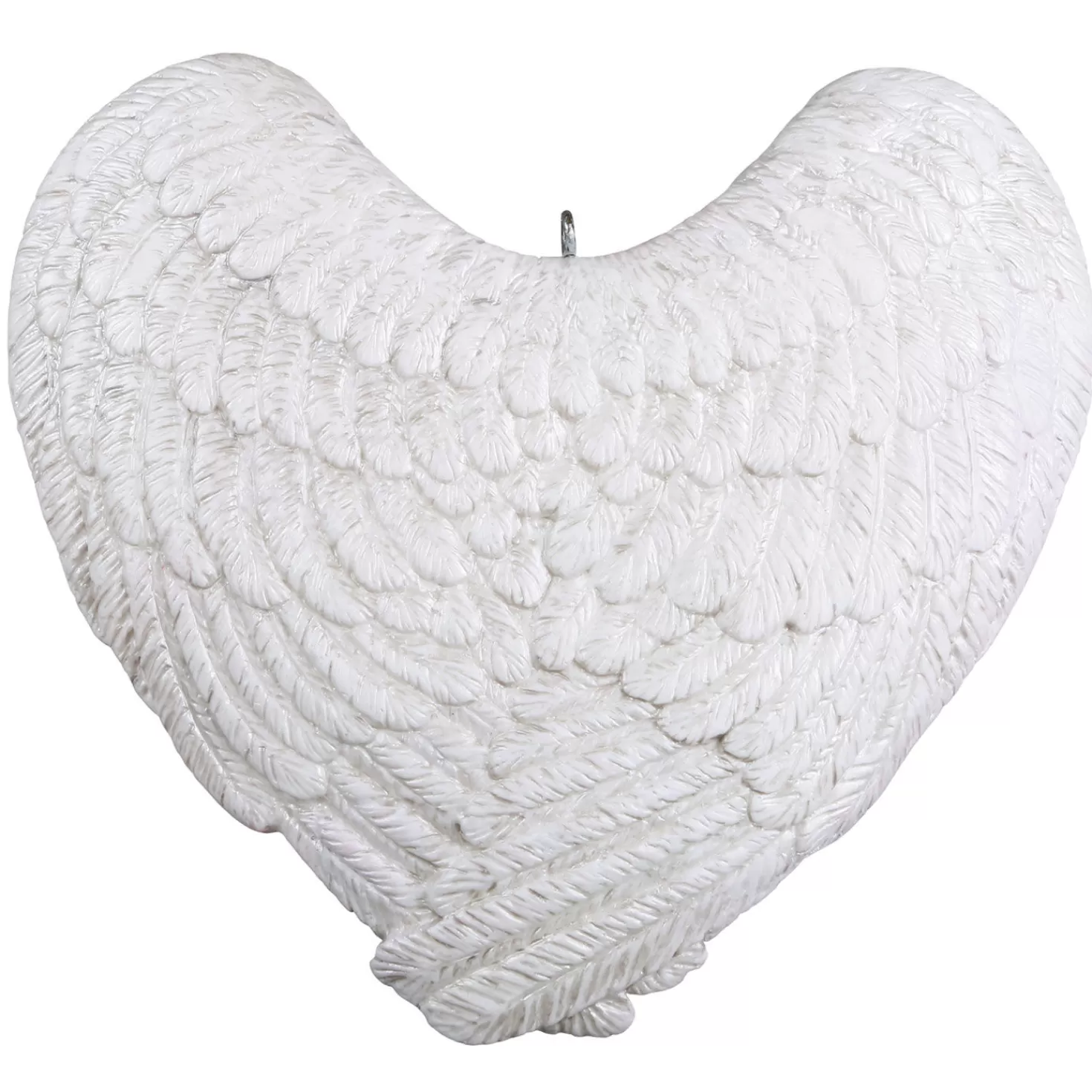 Best Sale Forever Loved Memorial Heart And Angel Wings Photo Personalized Ornament Sympathy