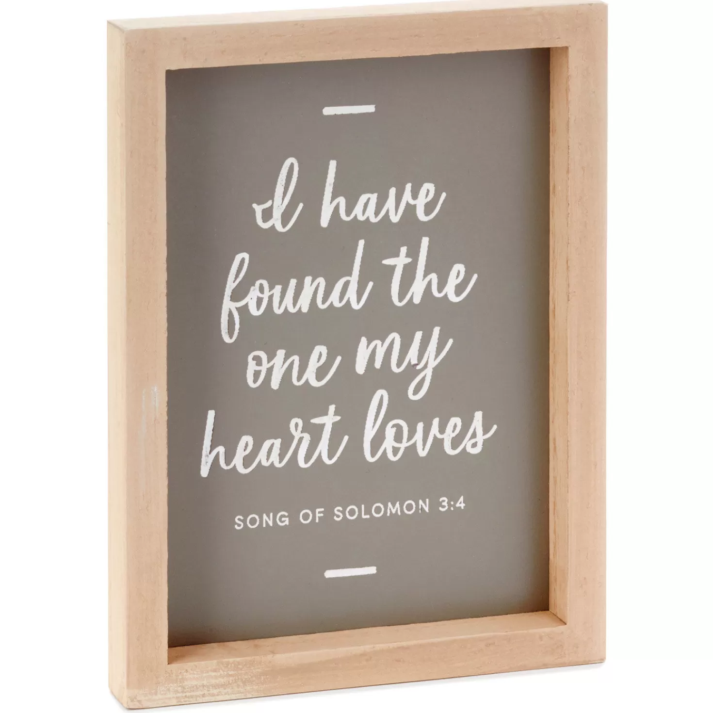 Best Sale Found The One My Heart Loves Quote Sign, 5.8X7.8 Wedding