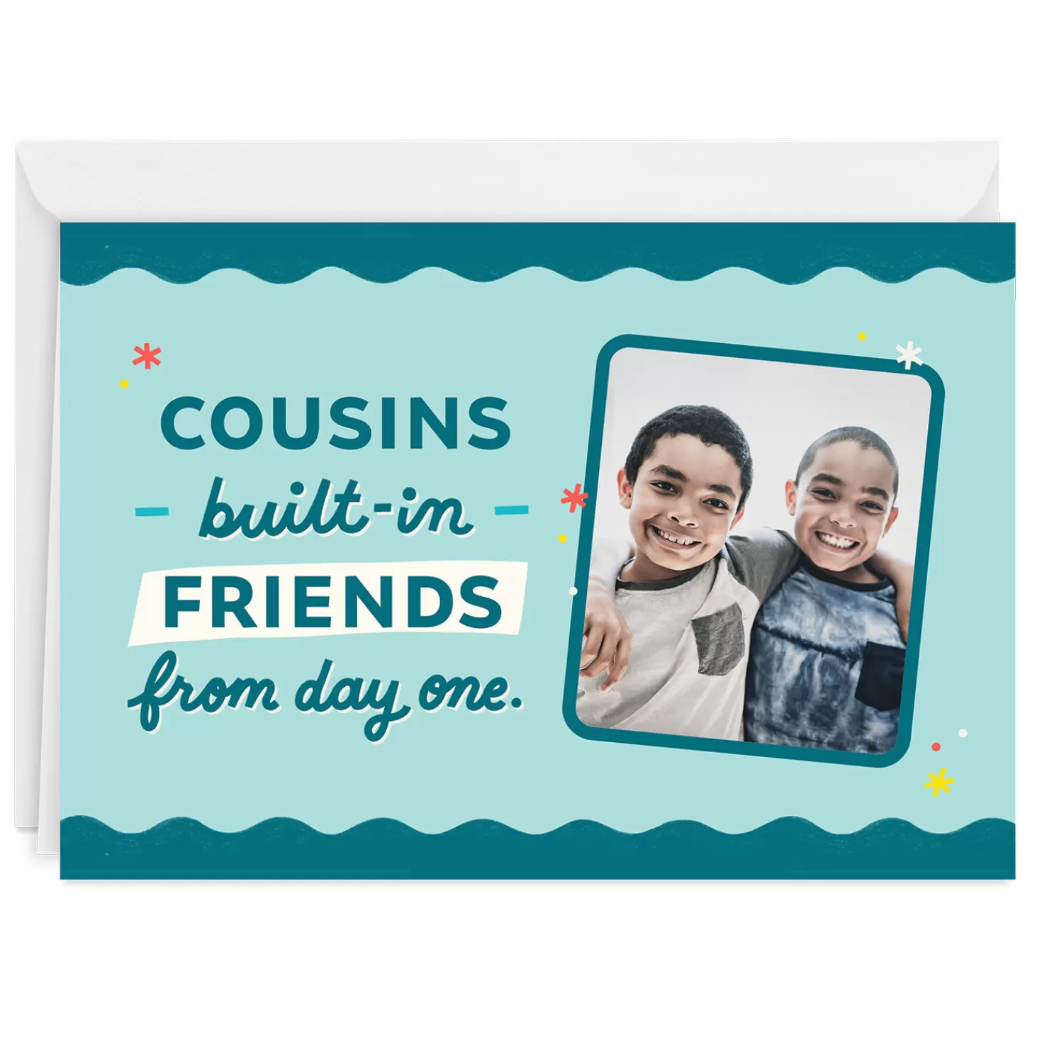 Best Sale Friends From Day One Folded Photo Card Congratulations