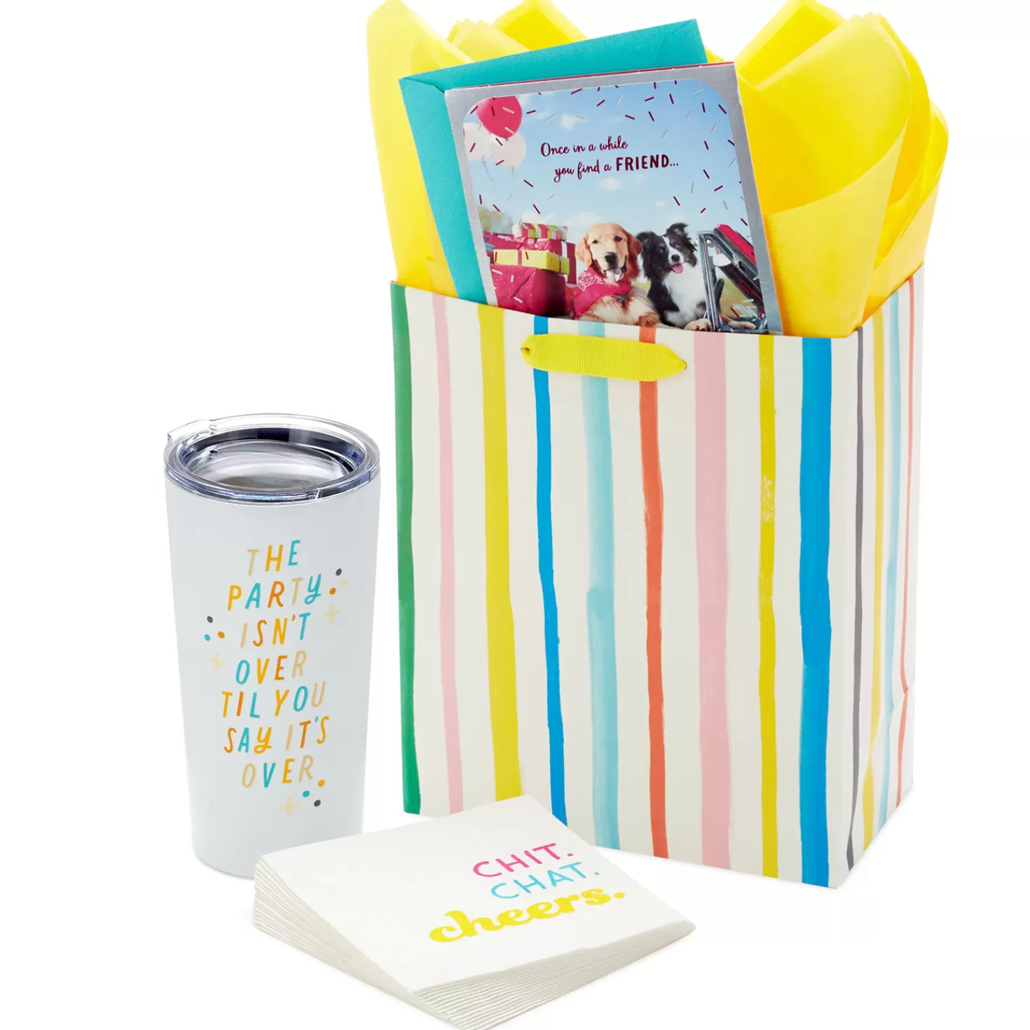 Birthday>Hallmark Friends 'Til The End Birthday Gift Set