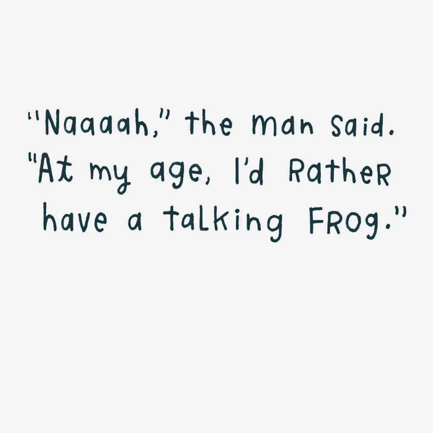 Birthday>Hallmark Frog Princess Fable Funny Birthday Card For Him
