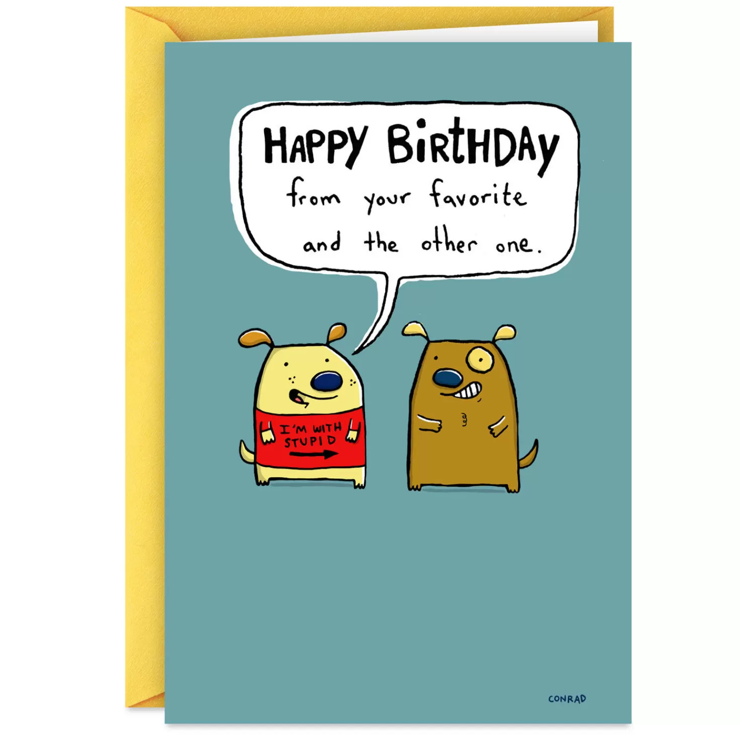 Birthday>Hallmark From Your Favorite And The Other One Funny Birthday Card