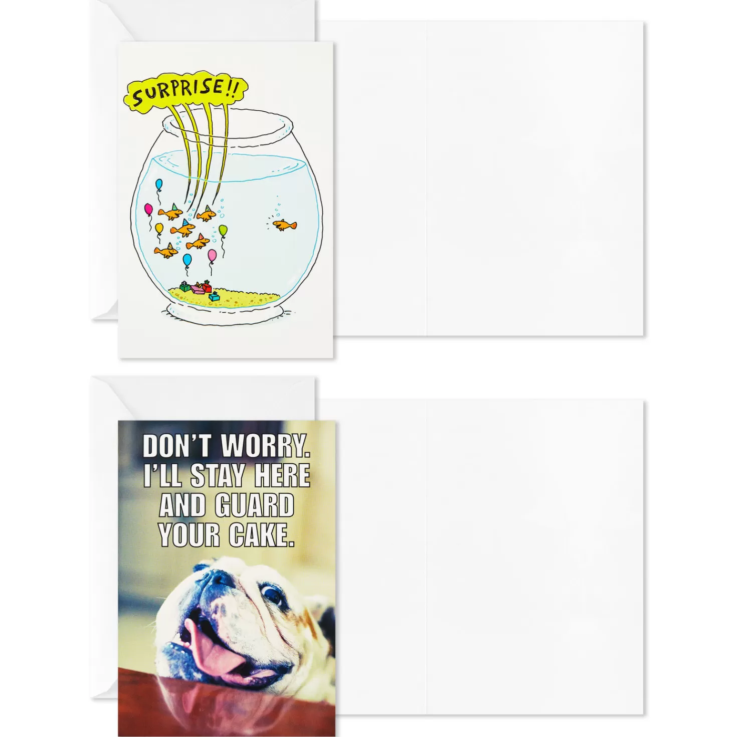 Birthday>Hallmark Funny Assorted Boxed Blank Birthday Cards, Pack Of 12