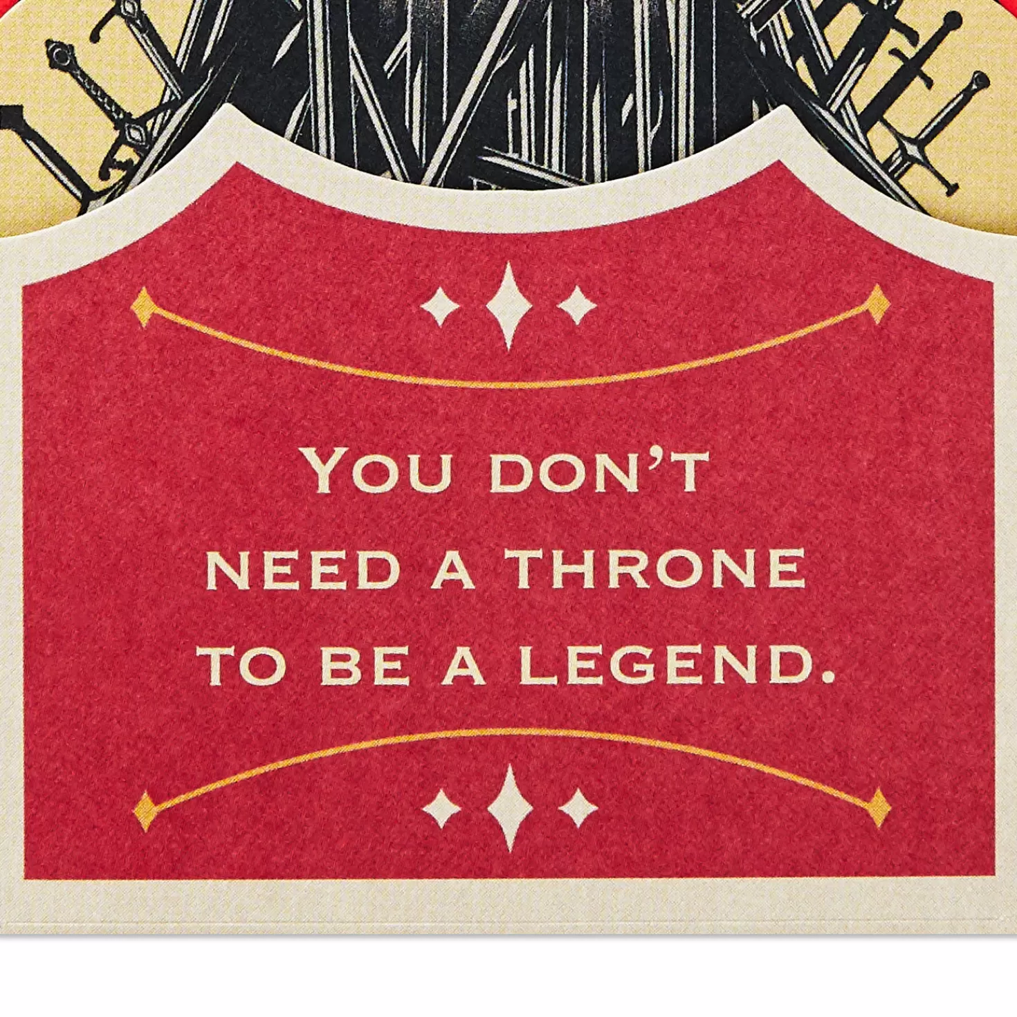 Hot Game Of Thrones™ Legend 3D Pop-Up Musical Card With Light Encouragement