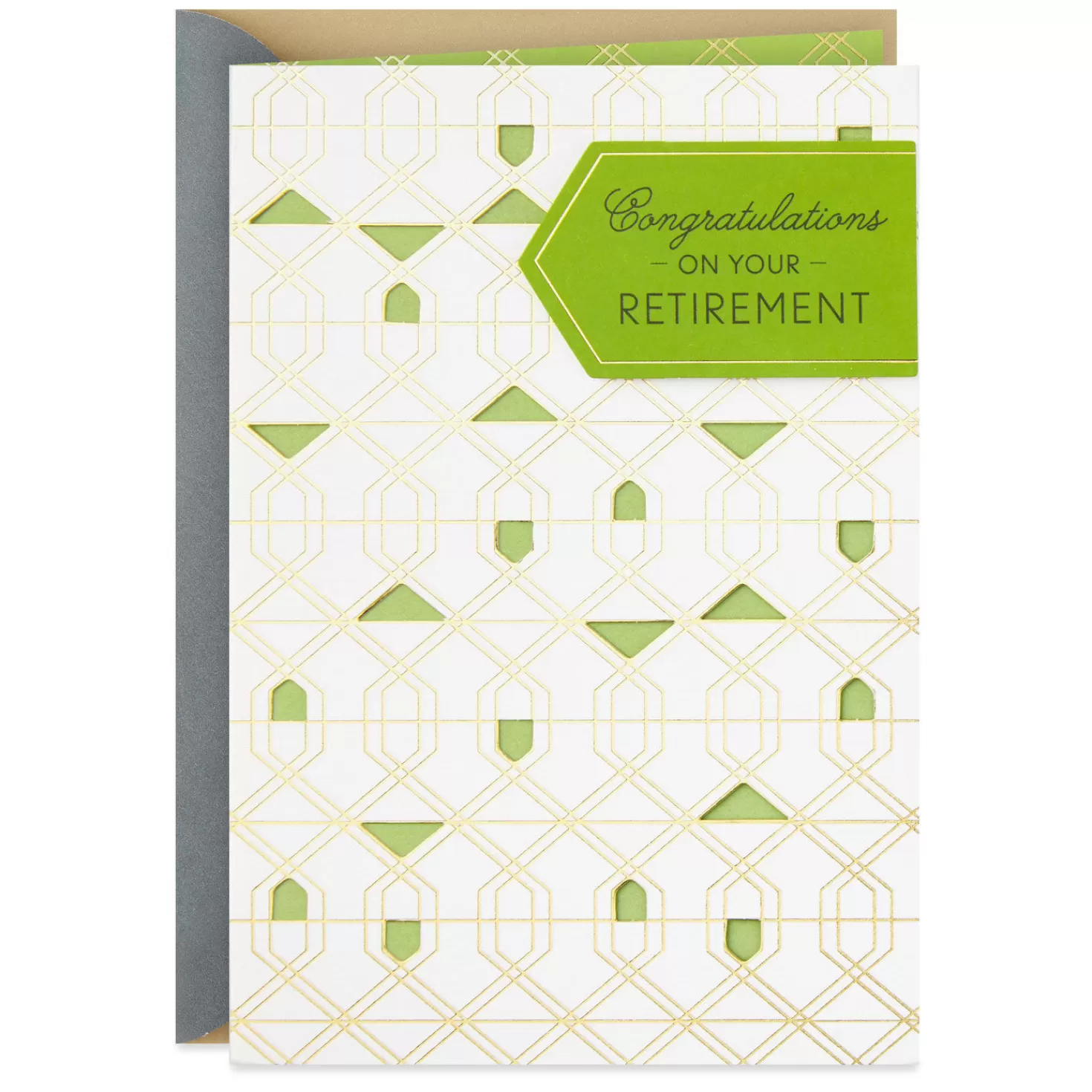 Shop Geometric Designs Retirement Card Retirement