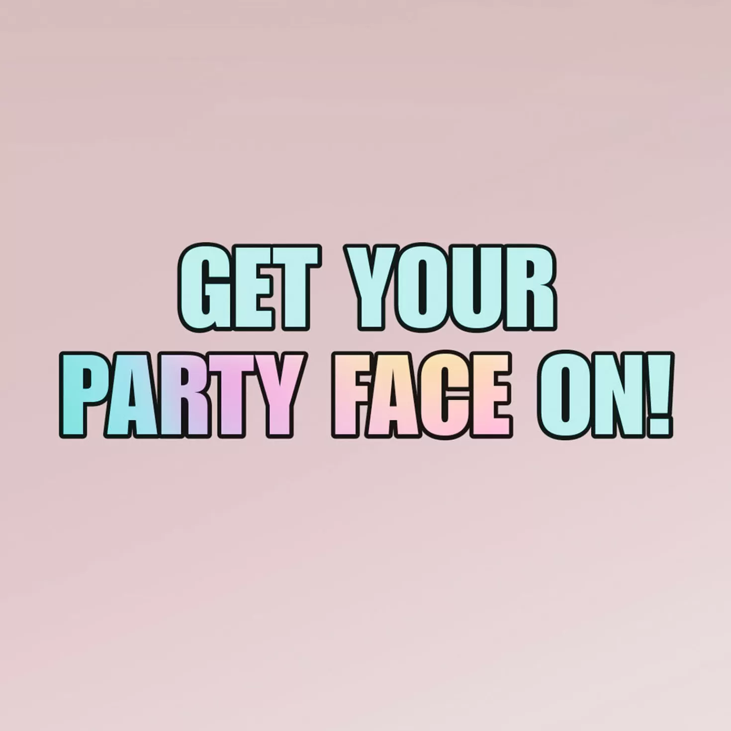 Birthday>Hallmark Get Your Party Face On Funny Birthday Card