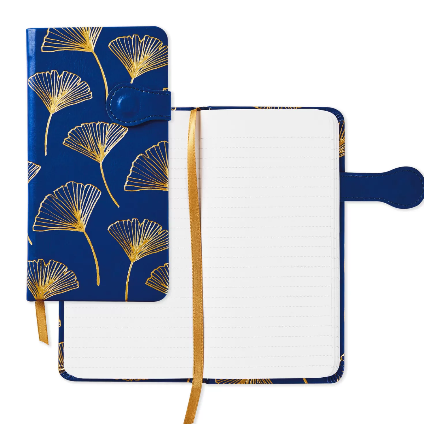 Clearance Gingko Leaves Hardcover Slim Journal Back To School