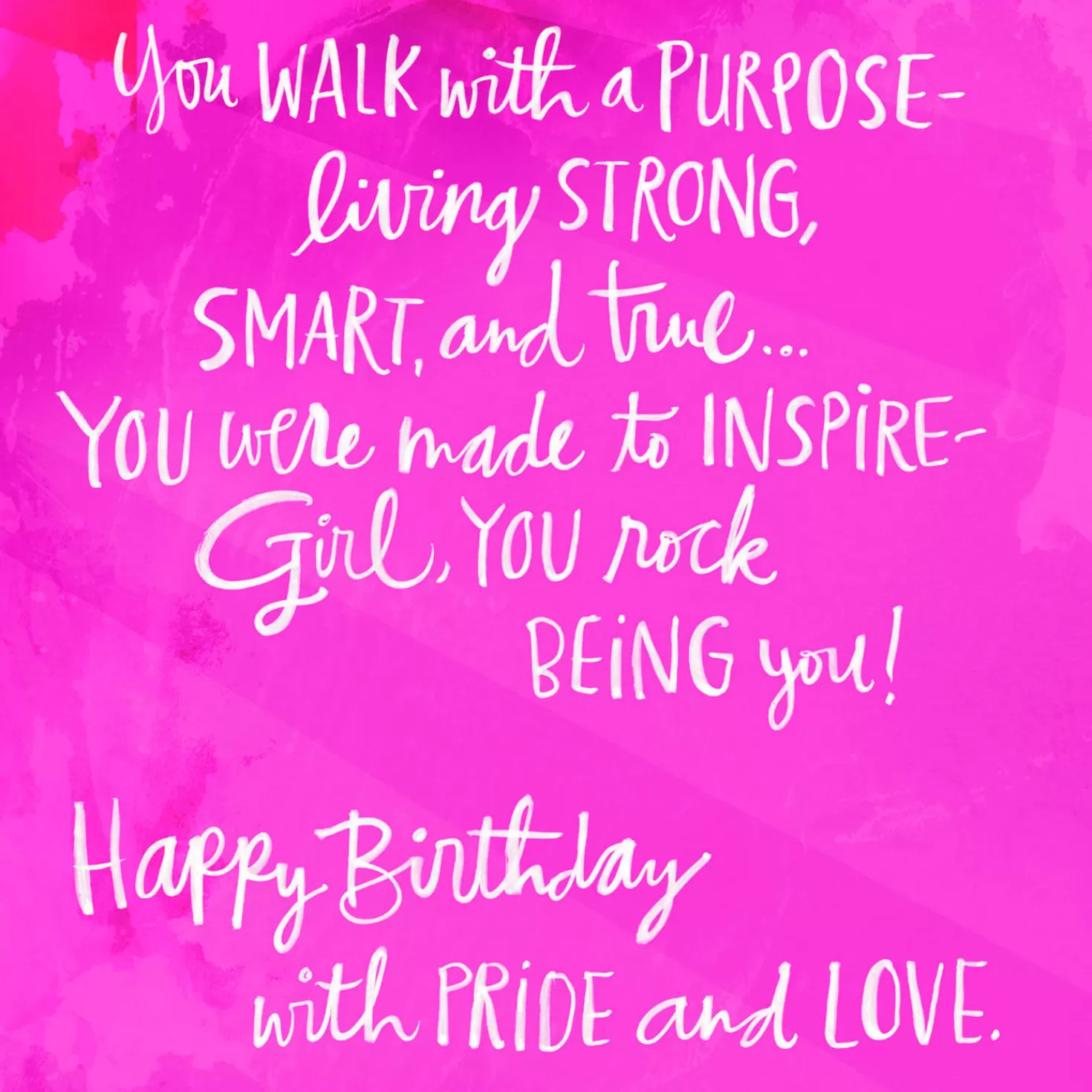 Birthday>Hallmark Girl, You Rock Birthday Card For Her