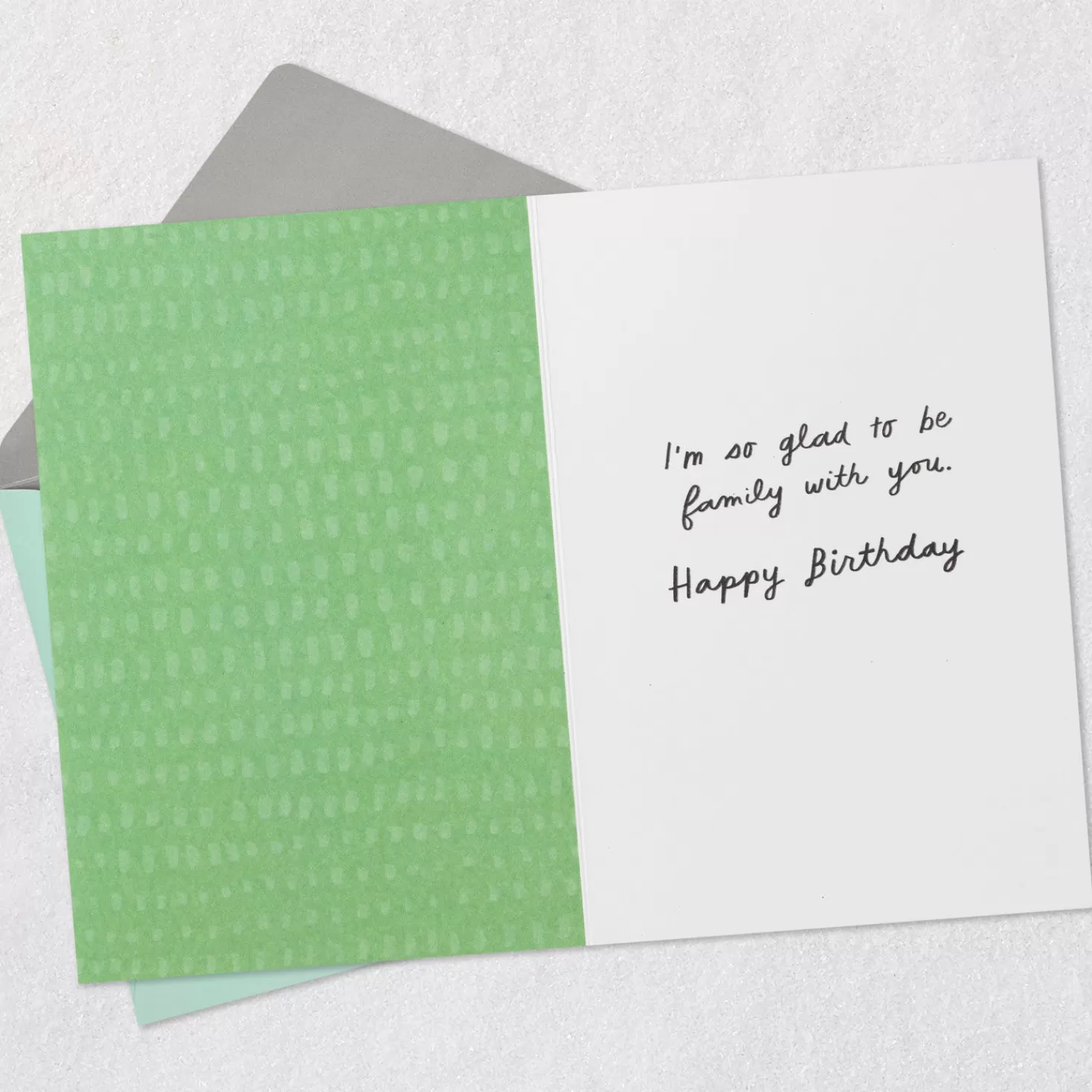 Birthday>Hallmark Glad To Be Family With You Birthday Card For Relative