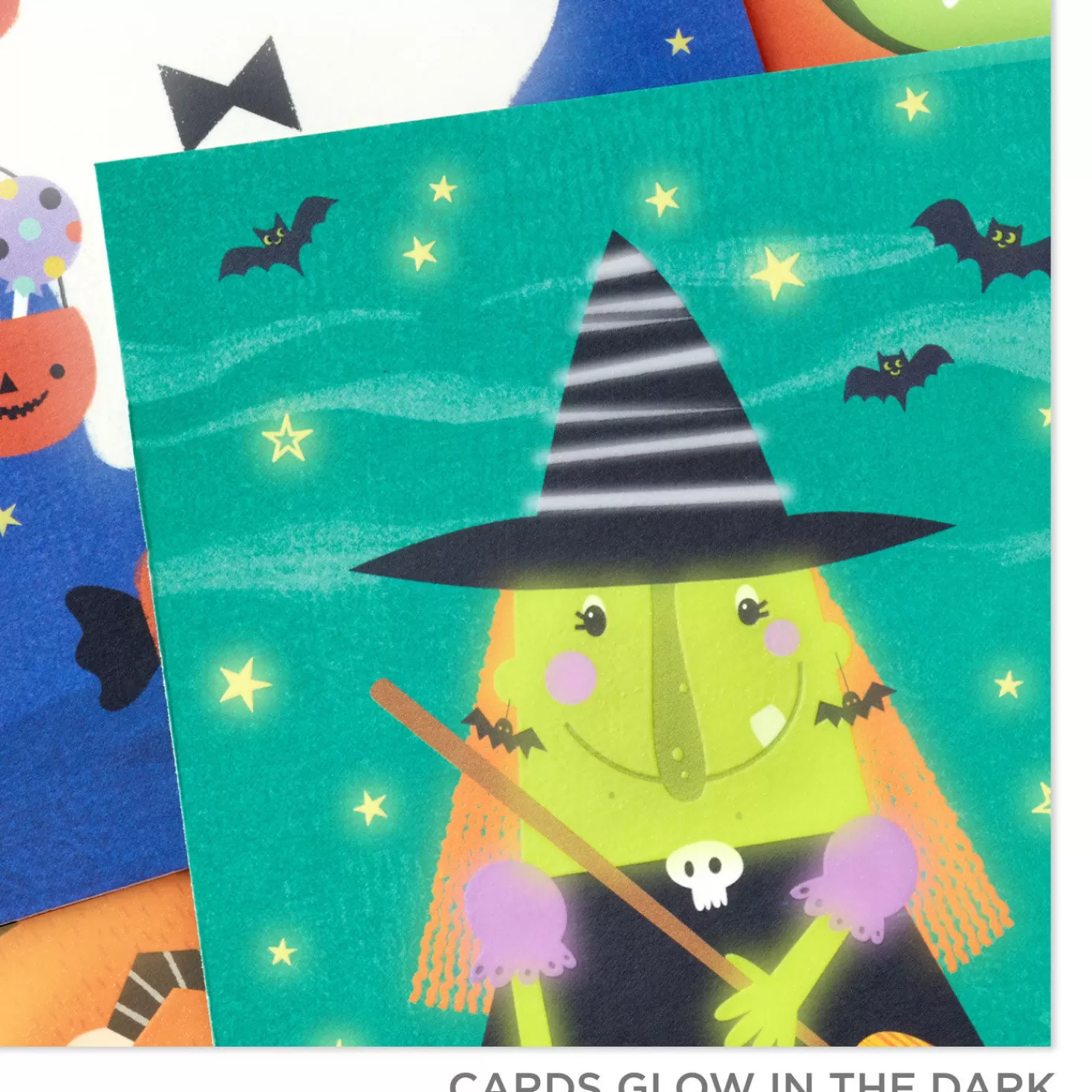 Halloween (10/31)>Hallmark Glow In The Dark Boxed Halloween Cards Assortment, Pack Of 16