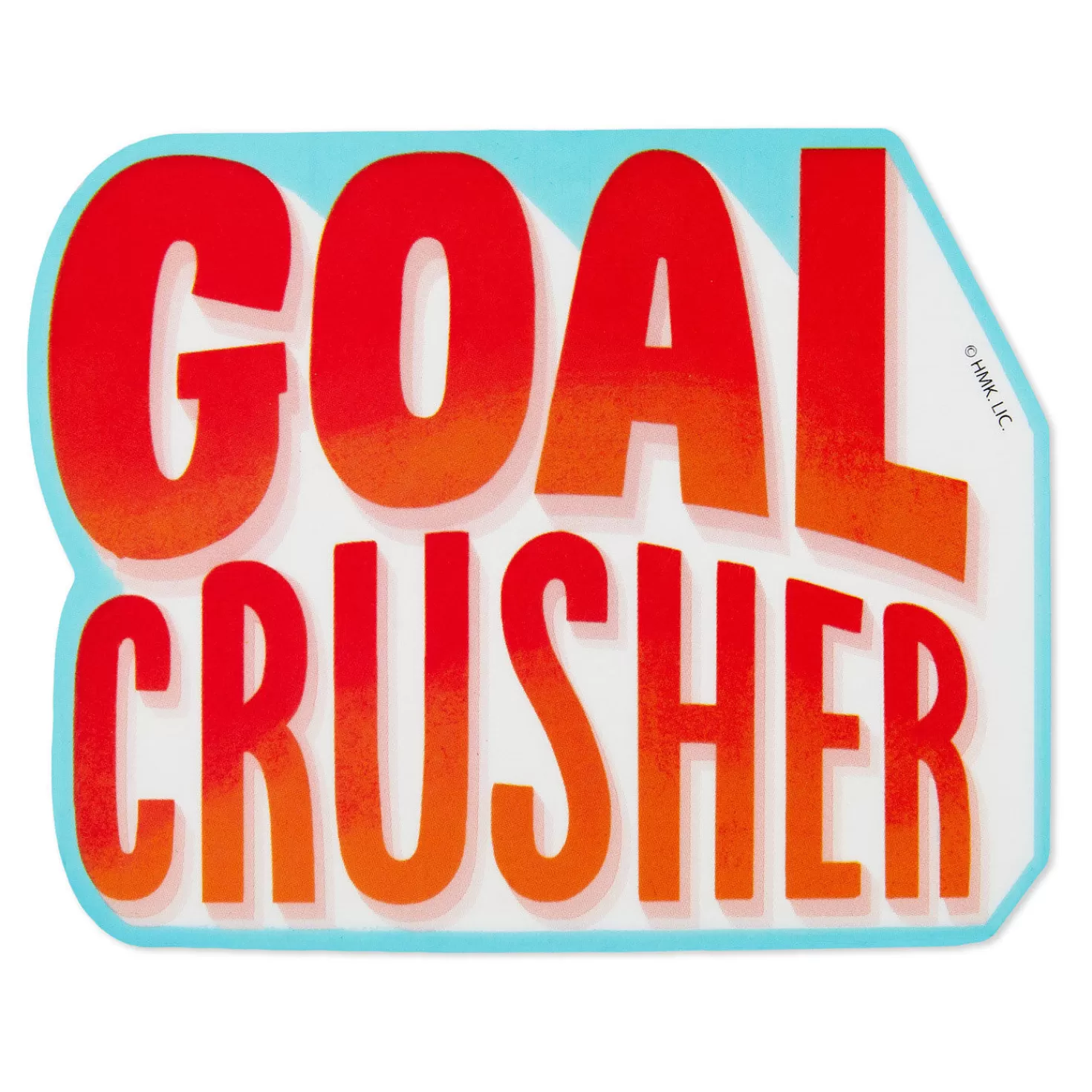 Cheap Goal Crusher Vinyl Decal Encouragement