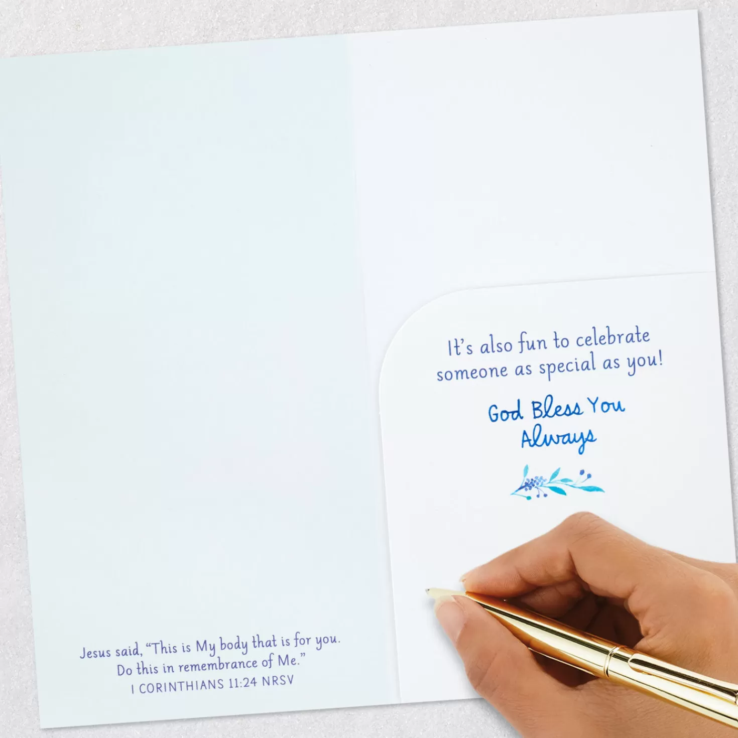 Outlet God Bless You Always Religious Money Holder First Communion Card First Communion