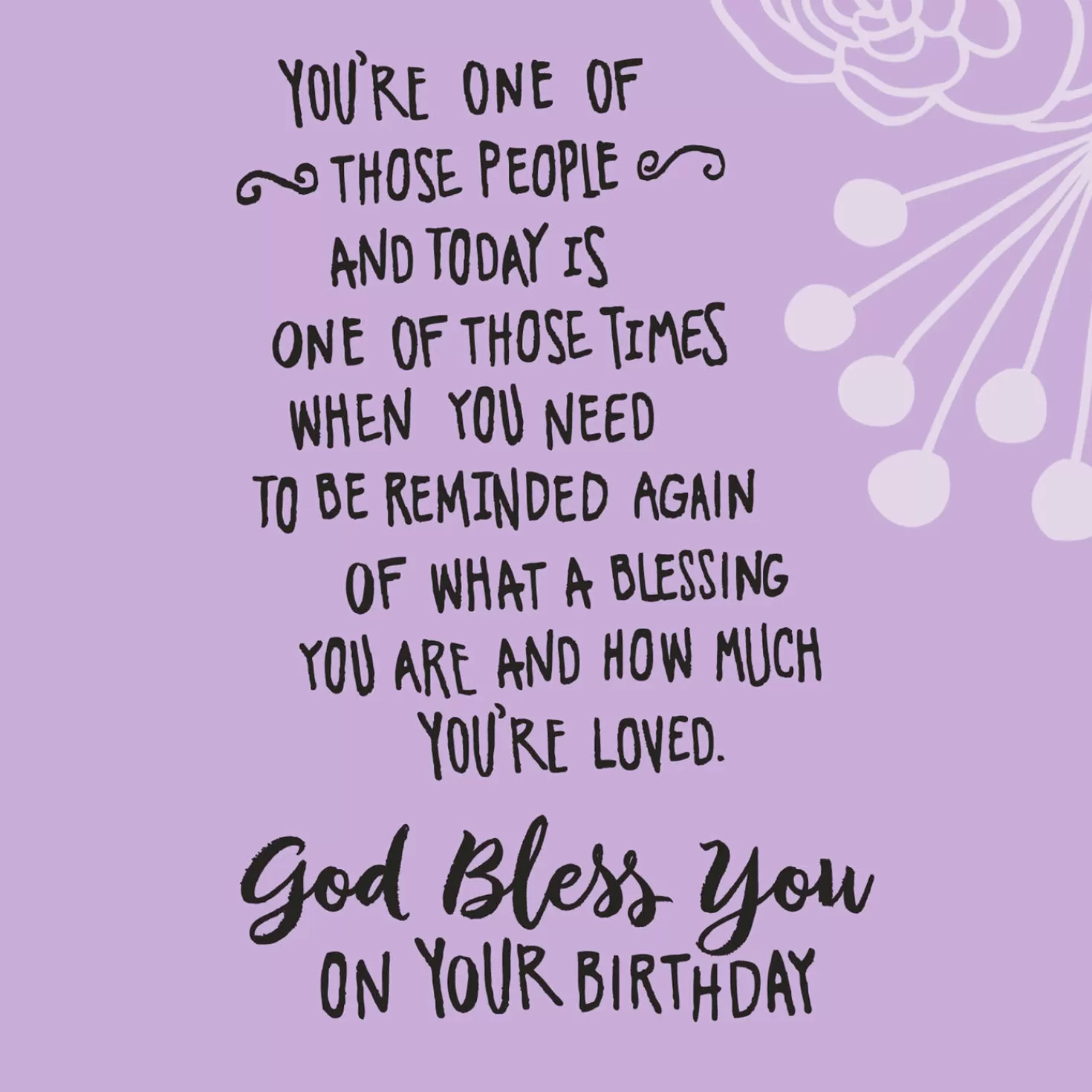 Birthday>Hallmark God Bless You Religious Birthday Card