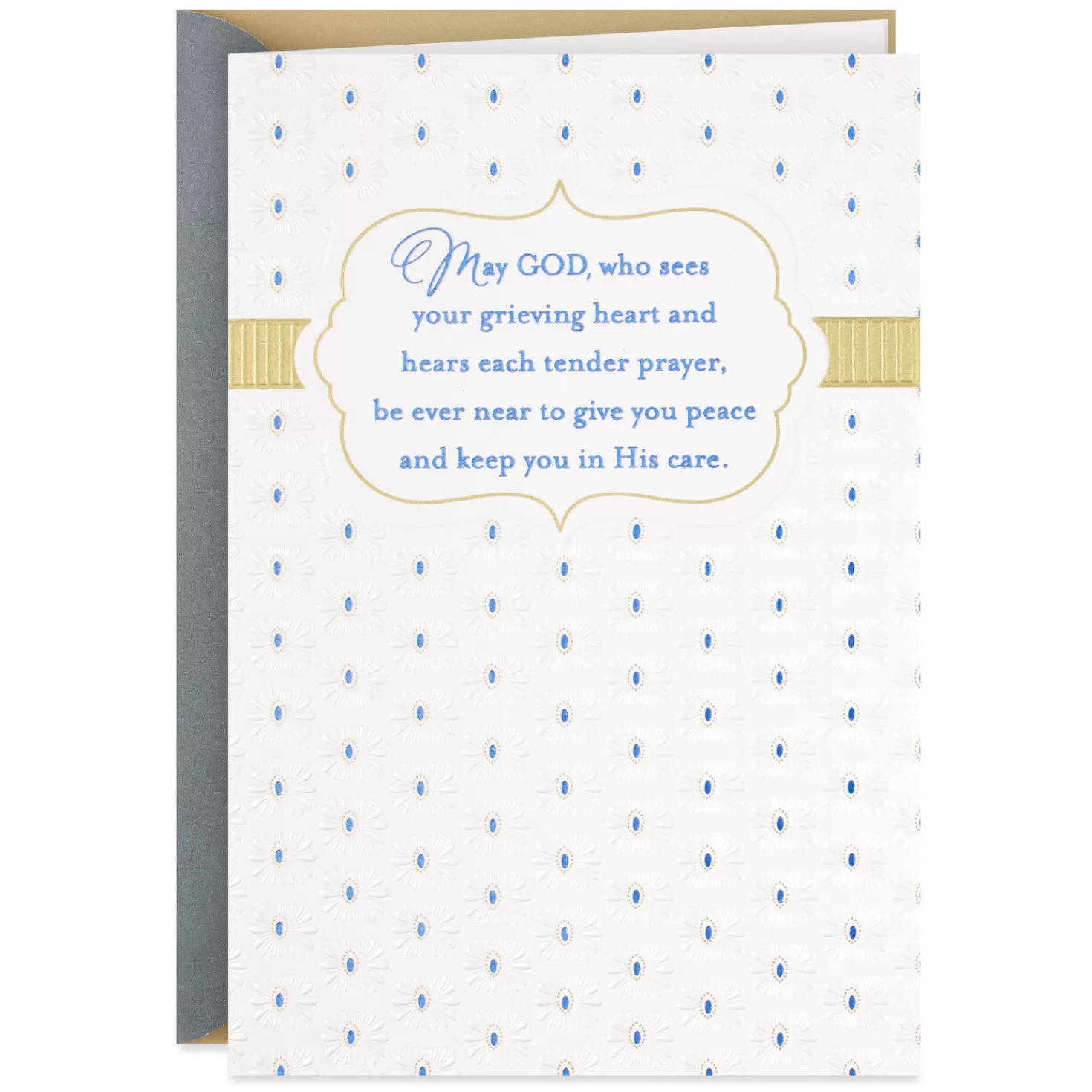 Fashion God Is Near Religious Sympathy Card Sympathy