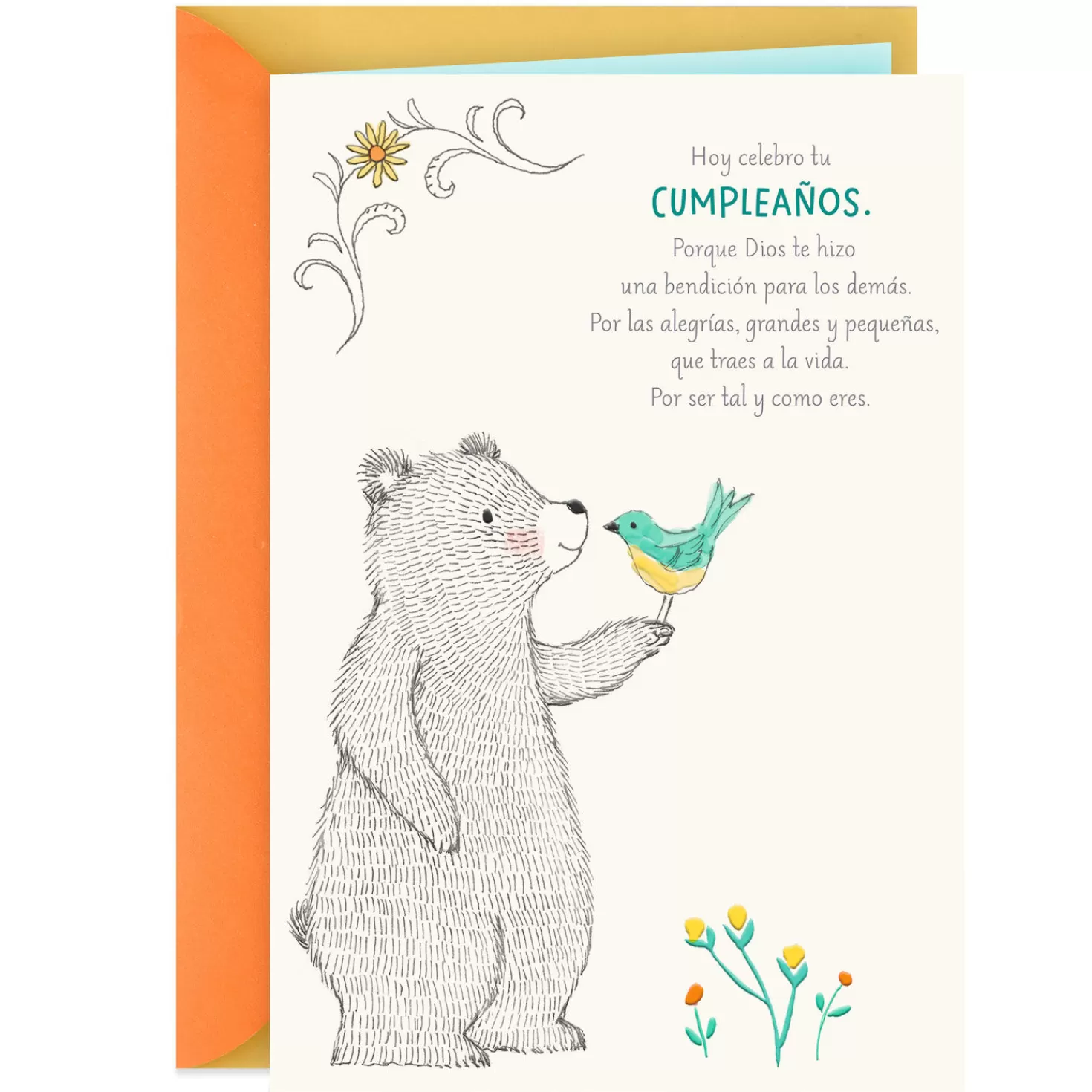 Birthday>Hallmark God Made You A Blessing Spanish-Language Birthday Card
