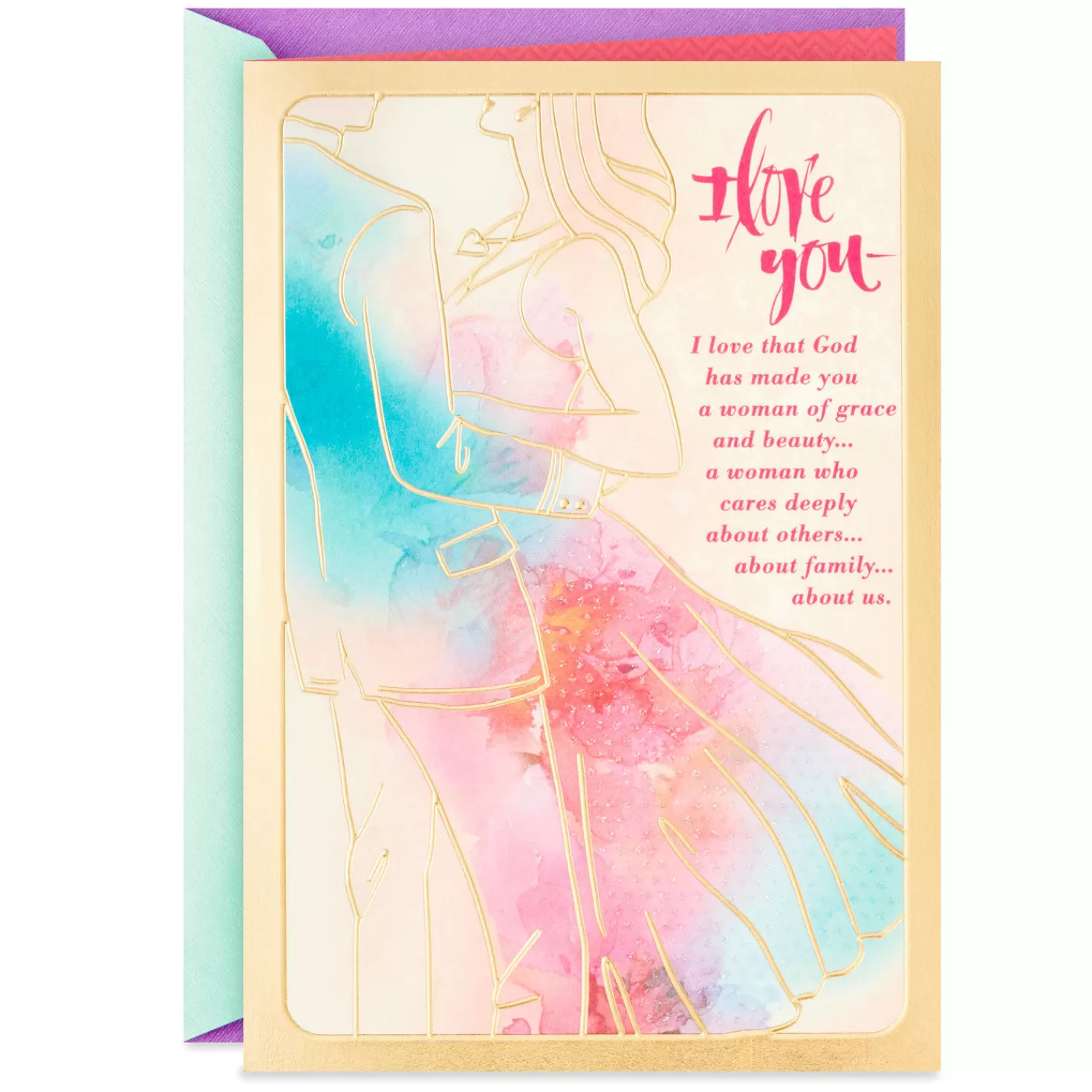 Anniversary>Hallmark God Made You A Woman Of Grace Anniversary Card For Wife